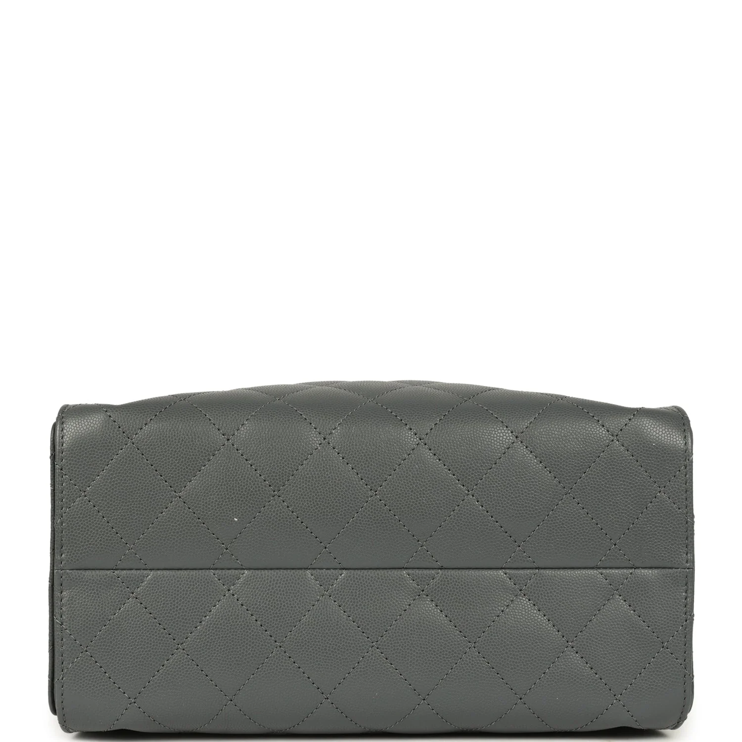 Chanel Small 25 Hobo Bag Dark Grey Caviar Antique Gold Hardware