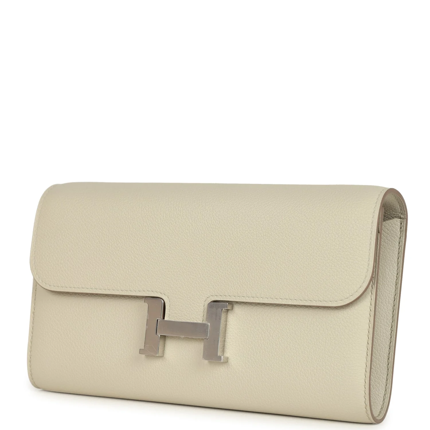 Hermes Constance To Go Wallet Beton Evercolor Palladium Hardware