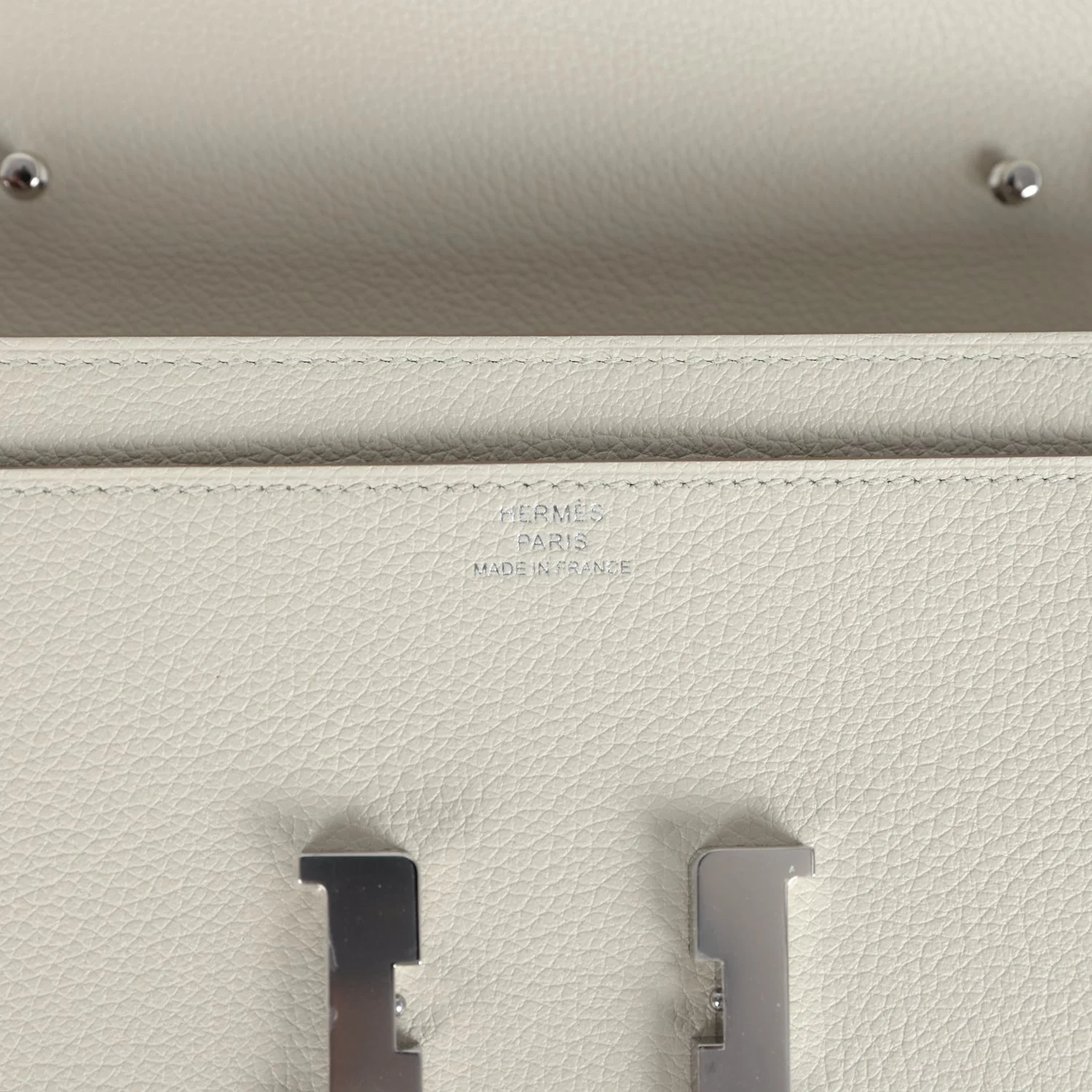 Hermes Constance To Go Wallet Beton Evercolor Palladium Hardware