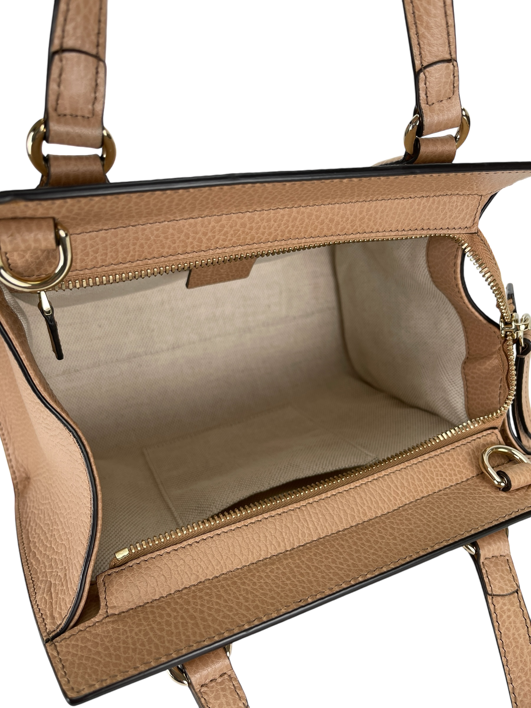 GUCCI - 2way bag Soho Top Handle Leather Handbag