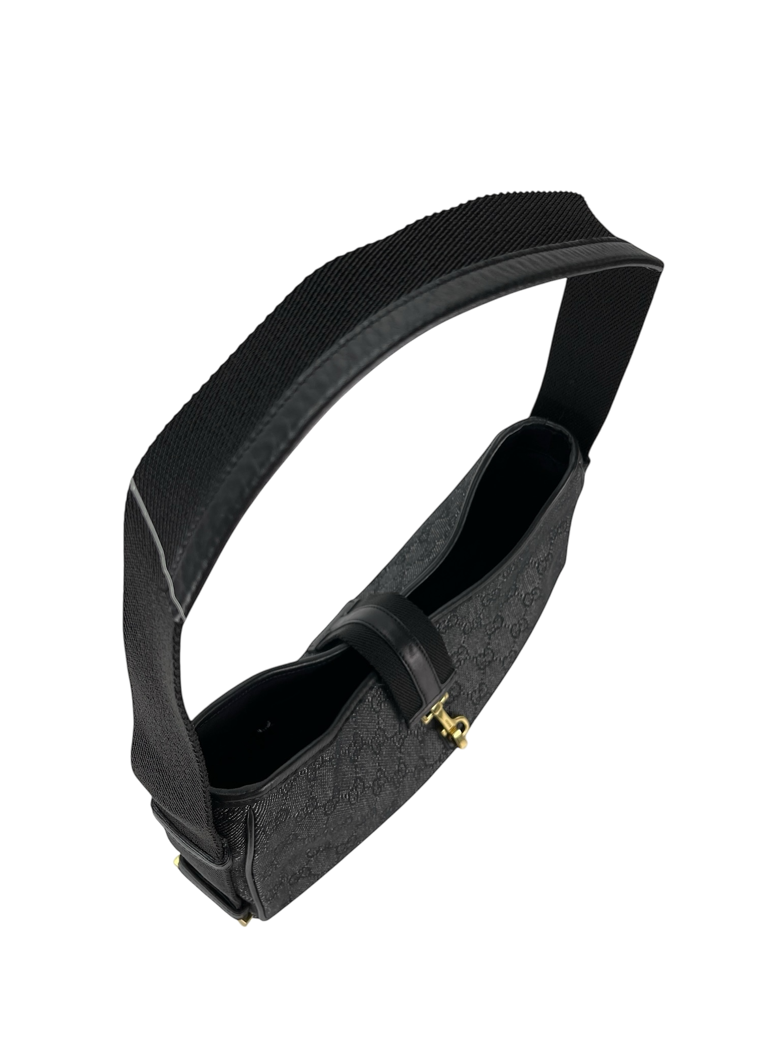 GUCCI - Denim GG Fabric Small Jackie Shoulder Bag