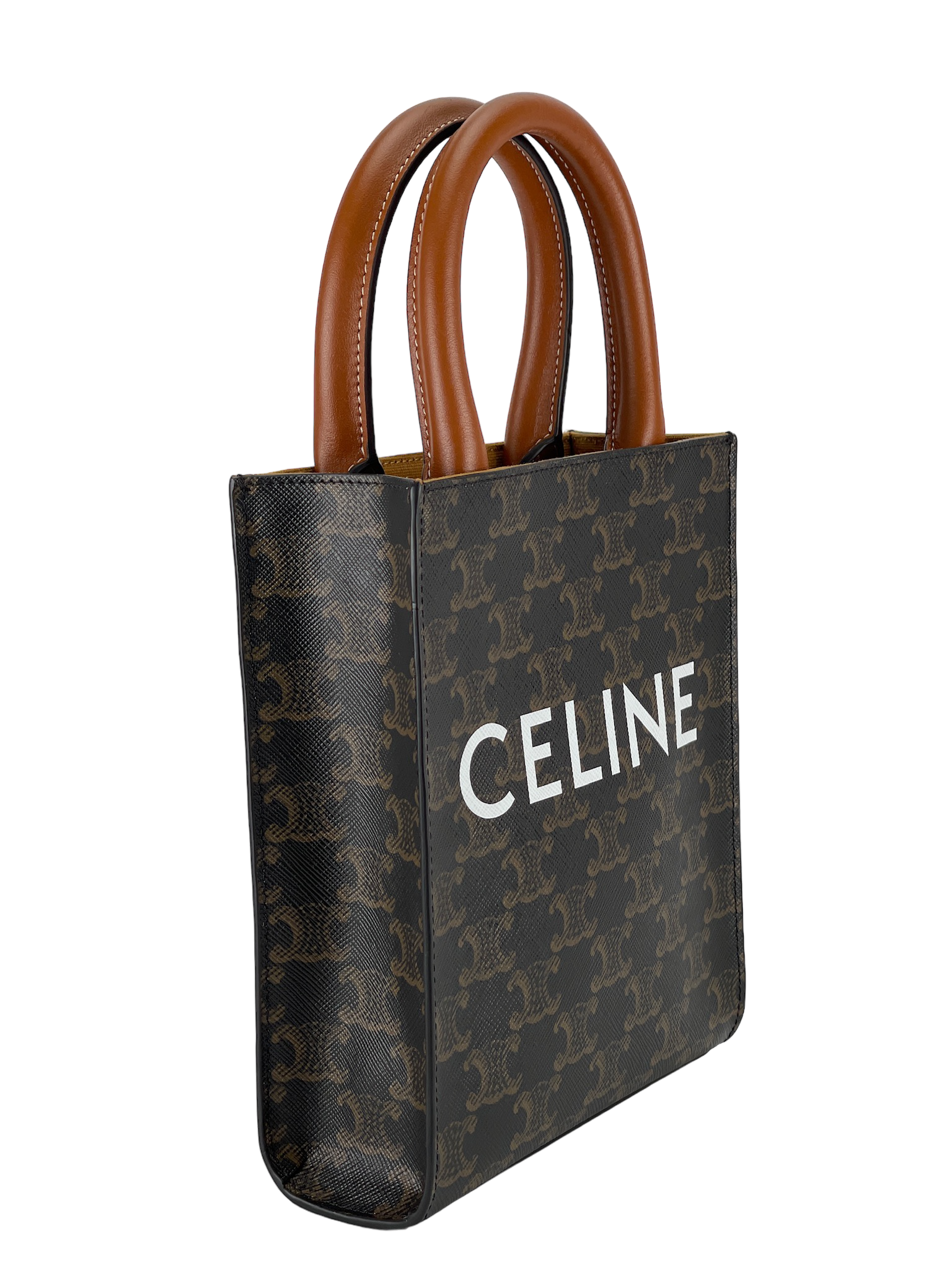CELINE - Vertical Canvas Mini Tote Bag