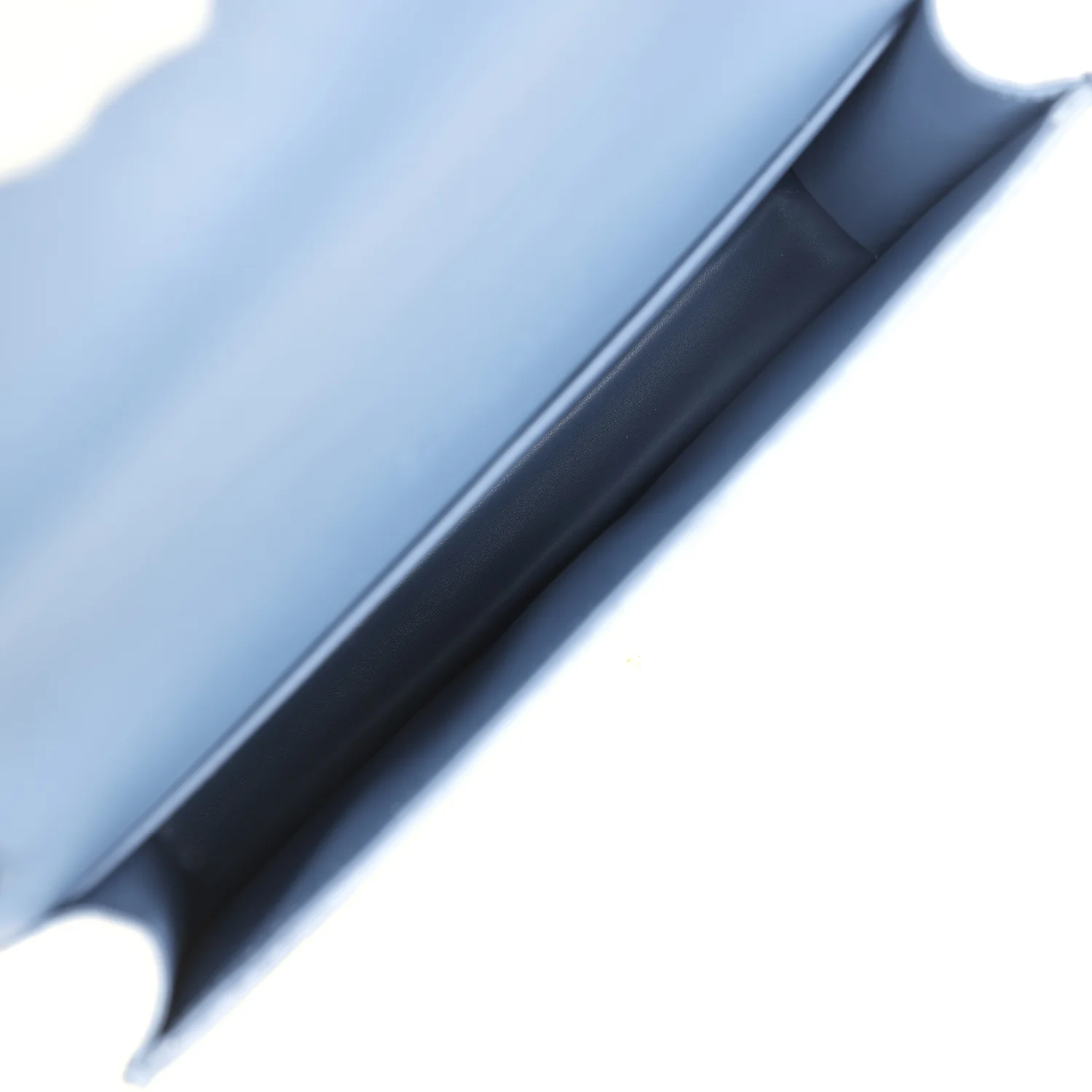 Christian Dior Convertible Clutch Bag Blue Alligator Light Gold Hardware