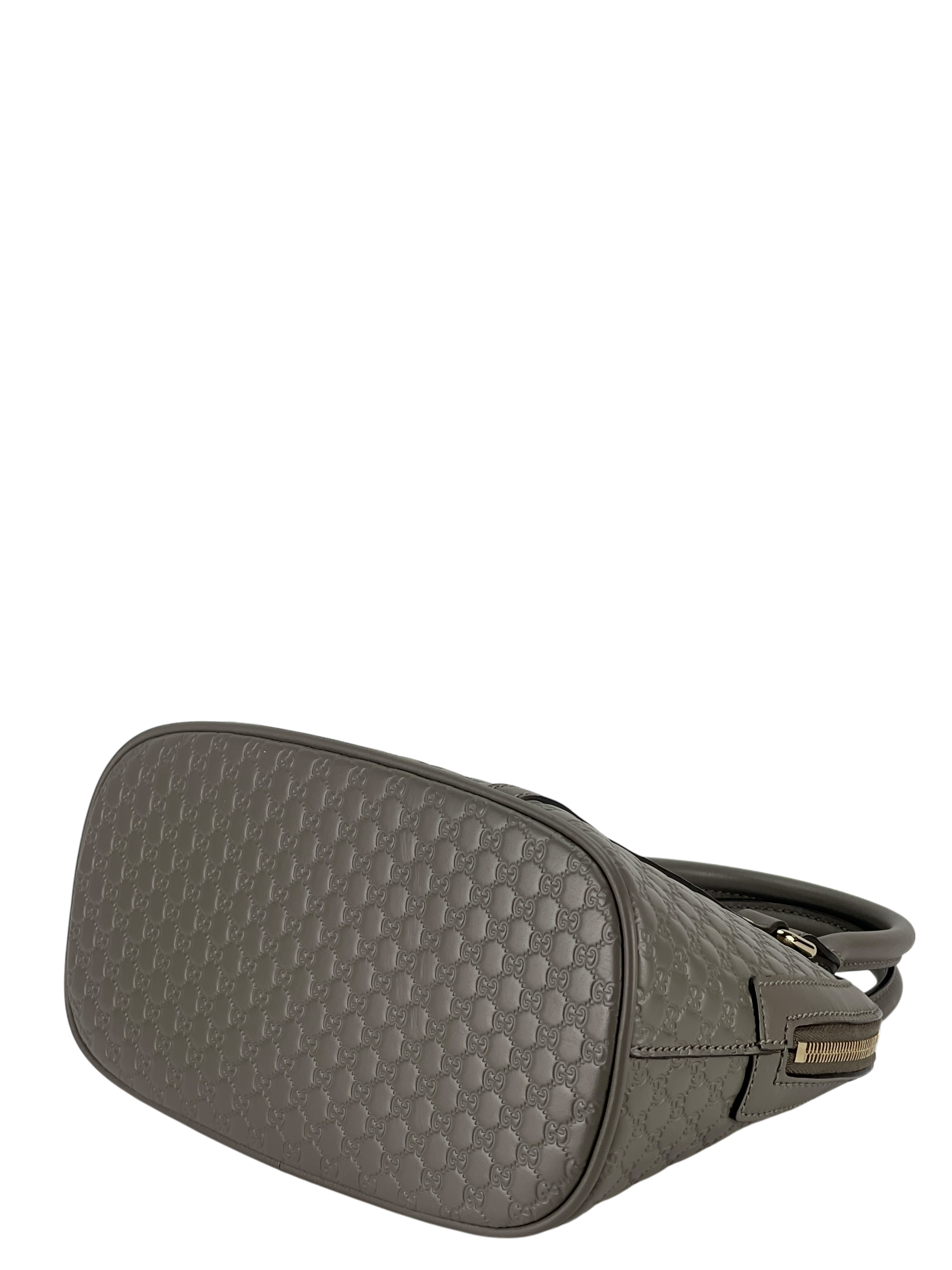 GUCCI - Grey GG 2way Micro Shima Shoulder bag