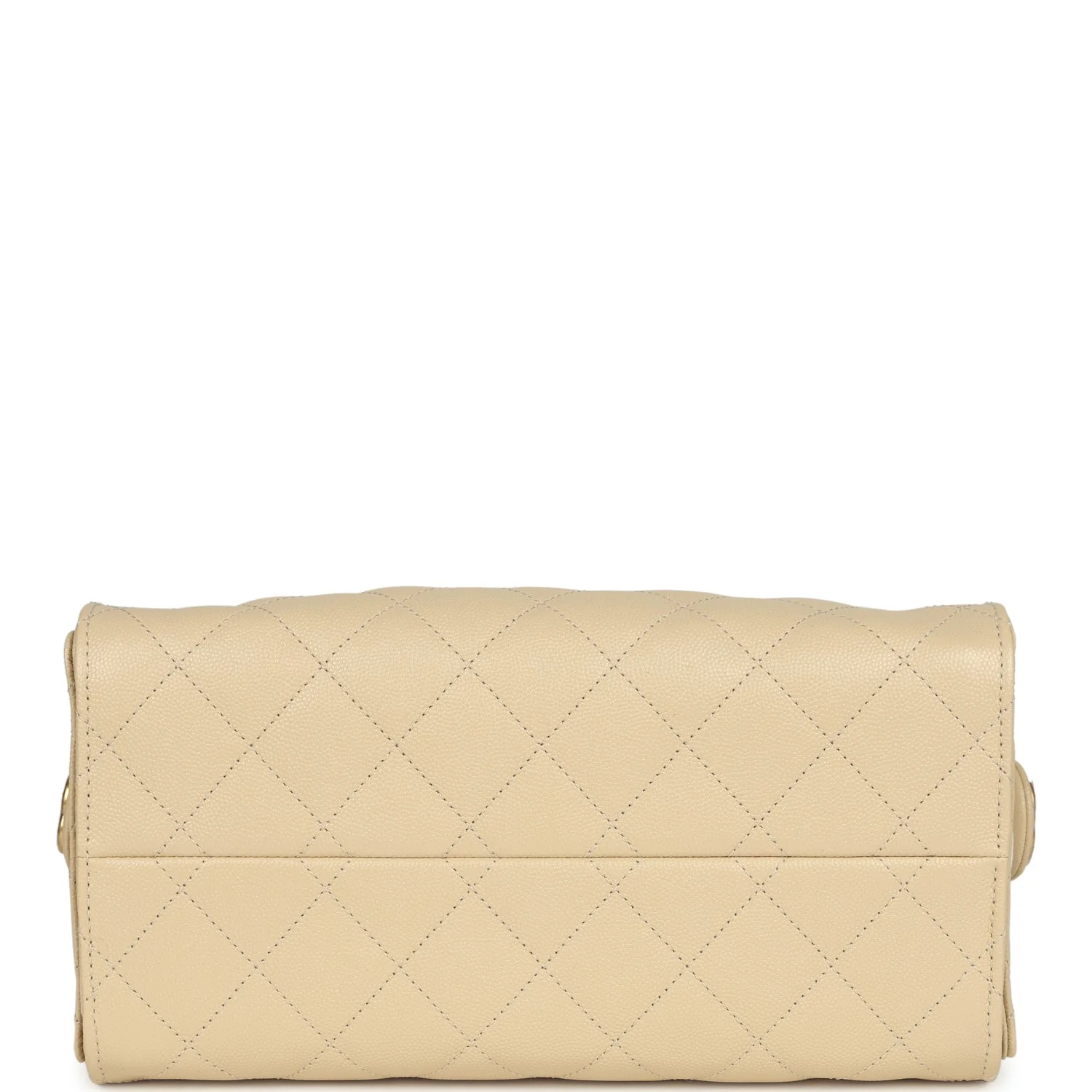 Chanel Small 25 Hobo Bag Light Beige Caviar Antique Gold Hardware