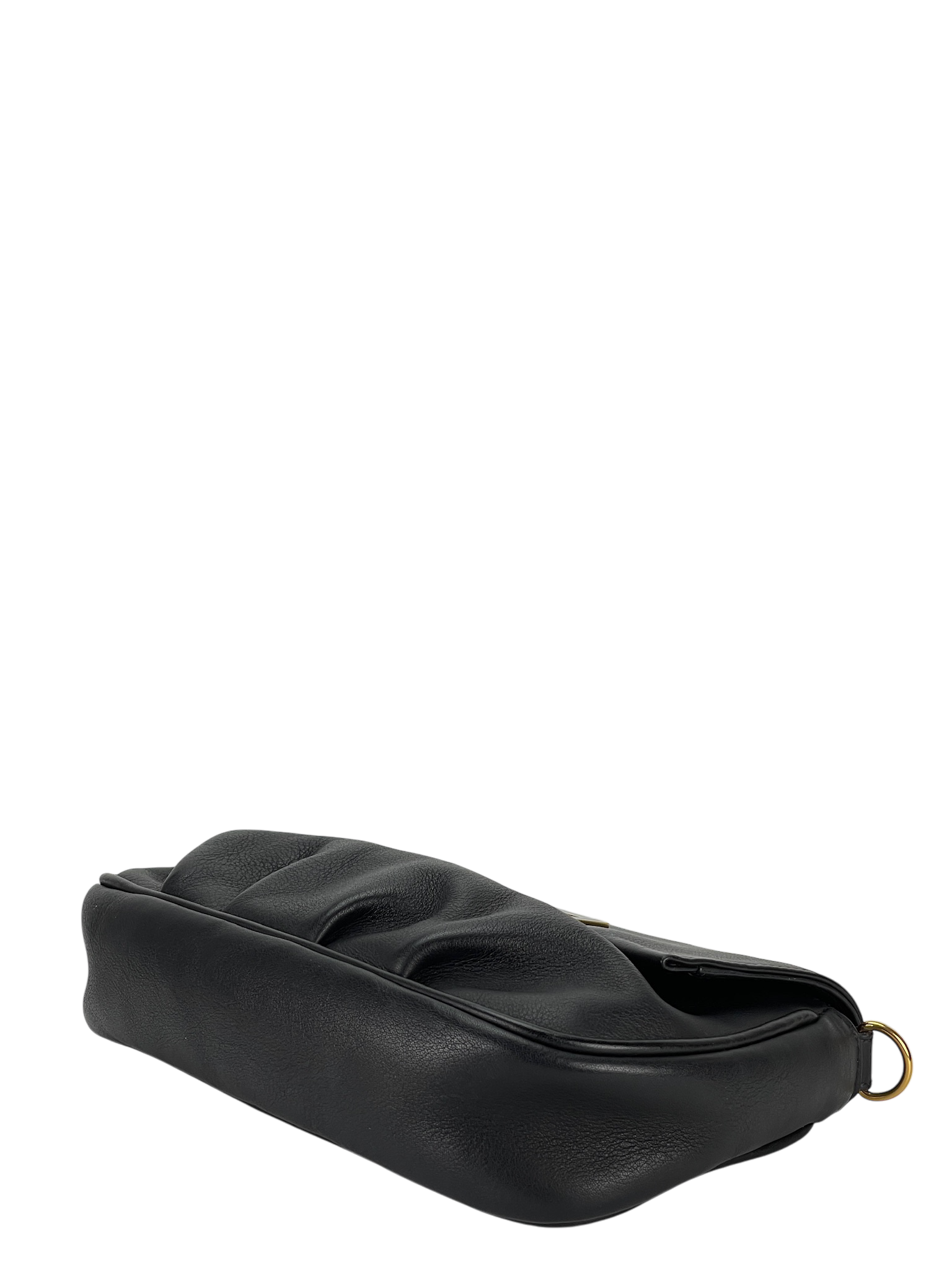 FENDI - Black Leather Chain Shoudler Messager