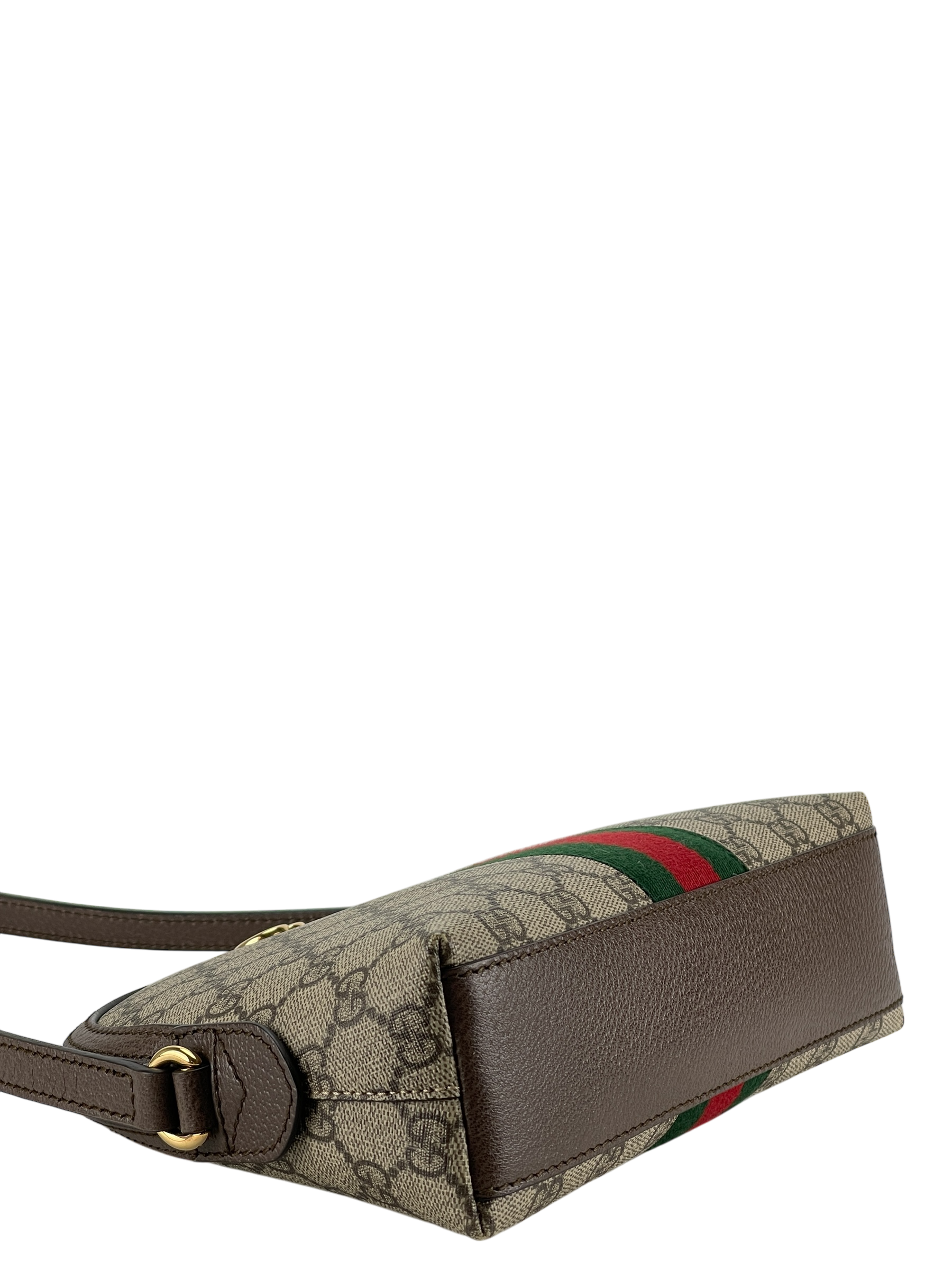 GUCCI - GG supreme Canvas Ophidia small shoulder bag