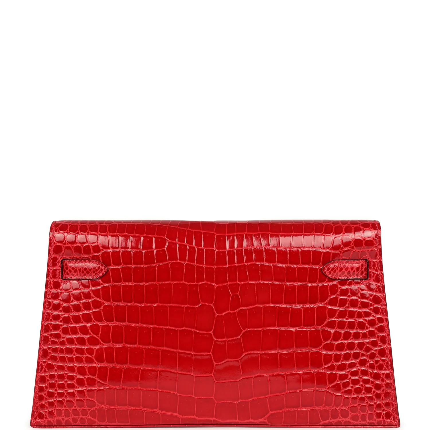 Hermes Kelly Elan Braise Shiny Porosus Crocodile Gold Hardware