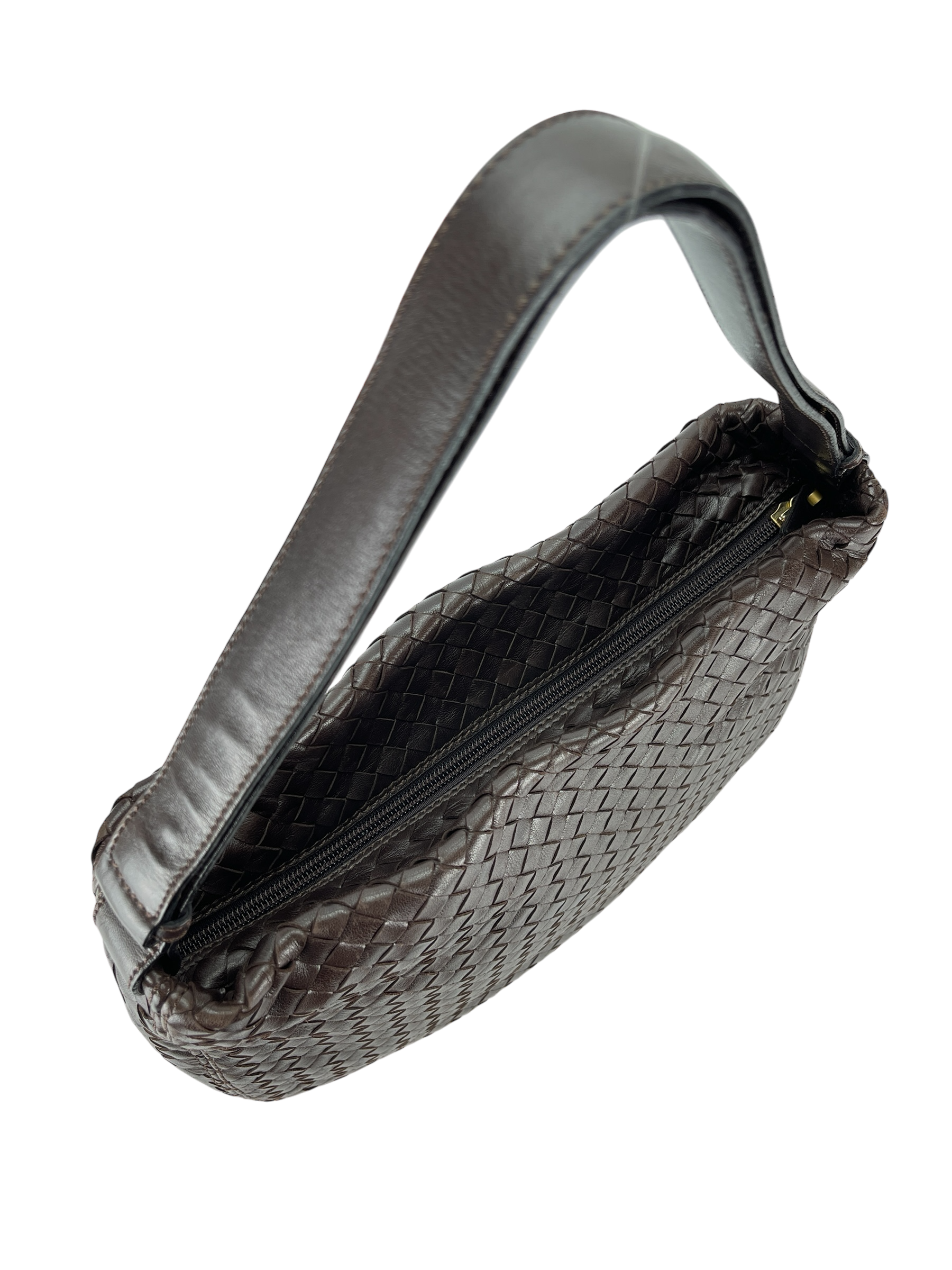 BOTTEGA VENETA - Intrecciato Shoulder Bag Brown