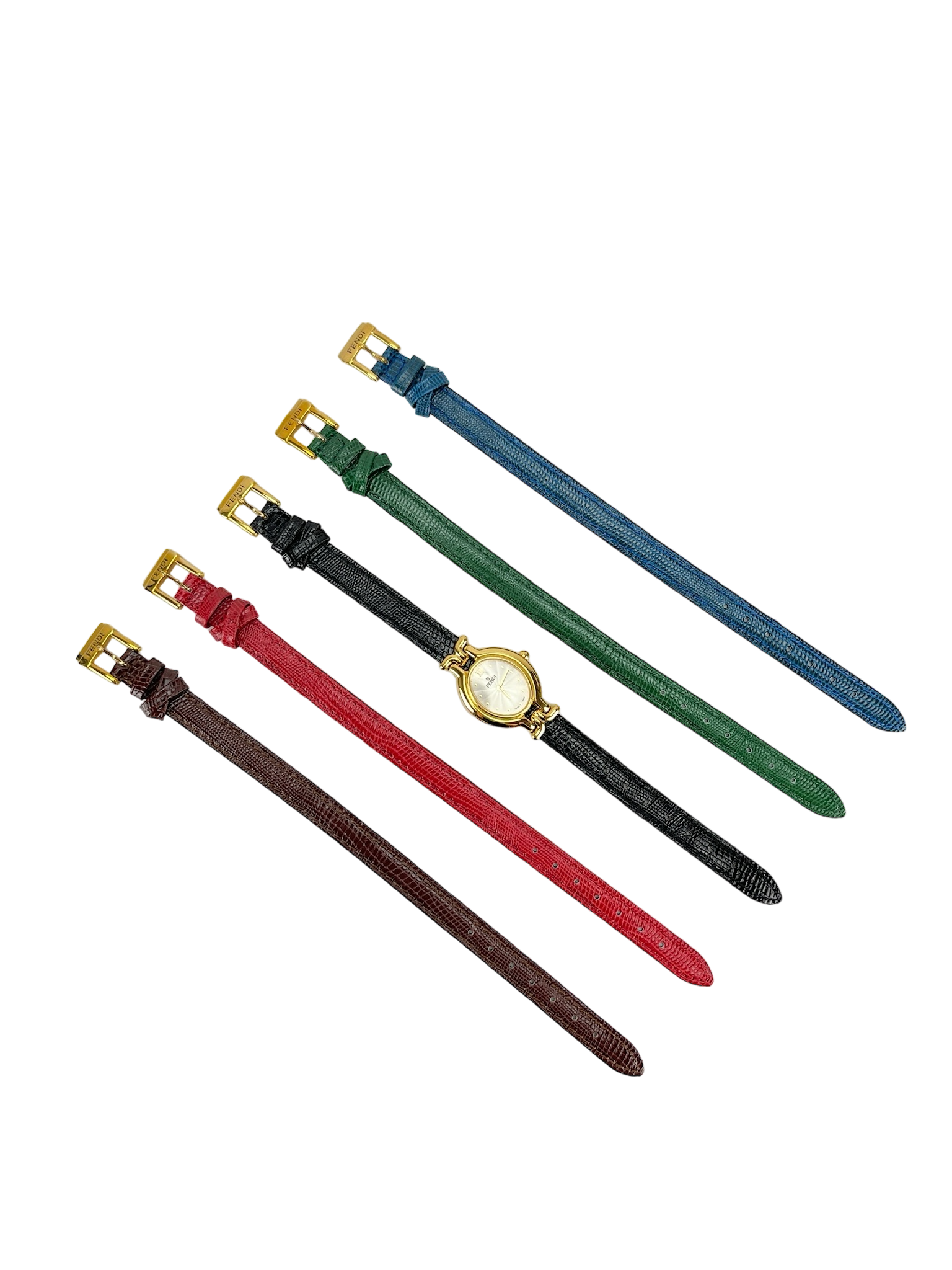 FENDI - Chameleon Interchangeable Strap Watch ( 5 Color )