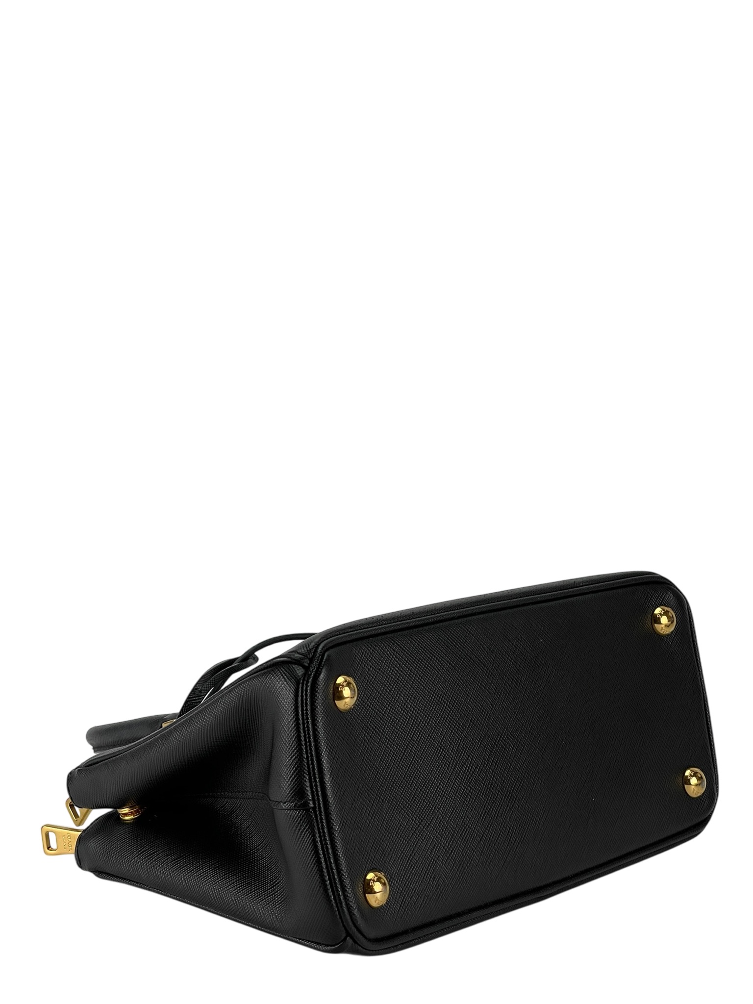PRADA - Black Galleria Small Saffiano Leather Handbag