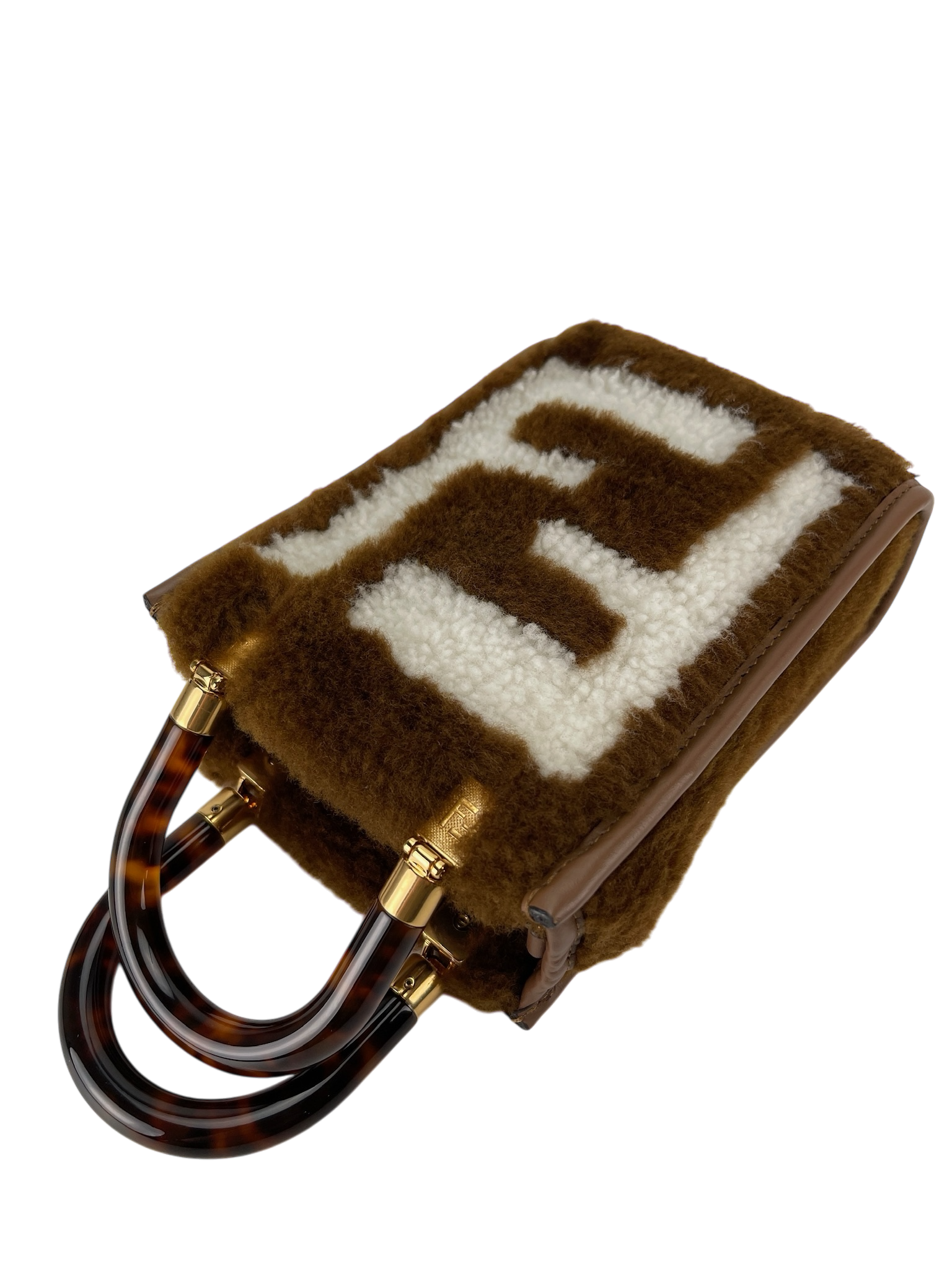 FENDI - Sunshine Logo Fur Mini Tote Bag