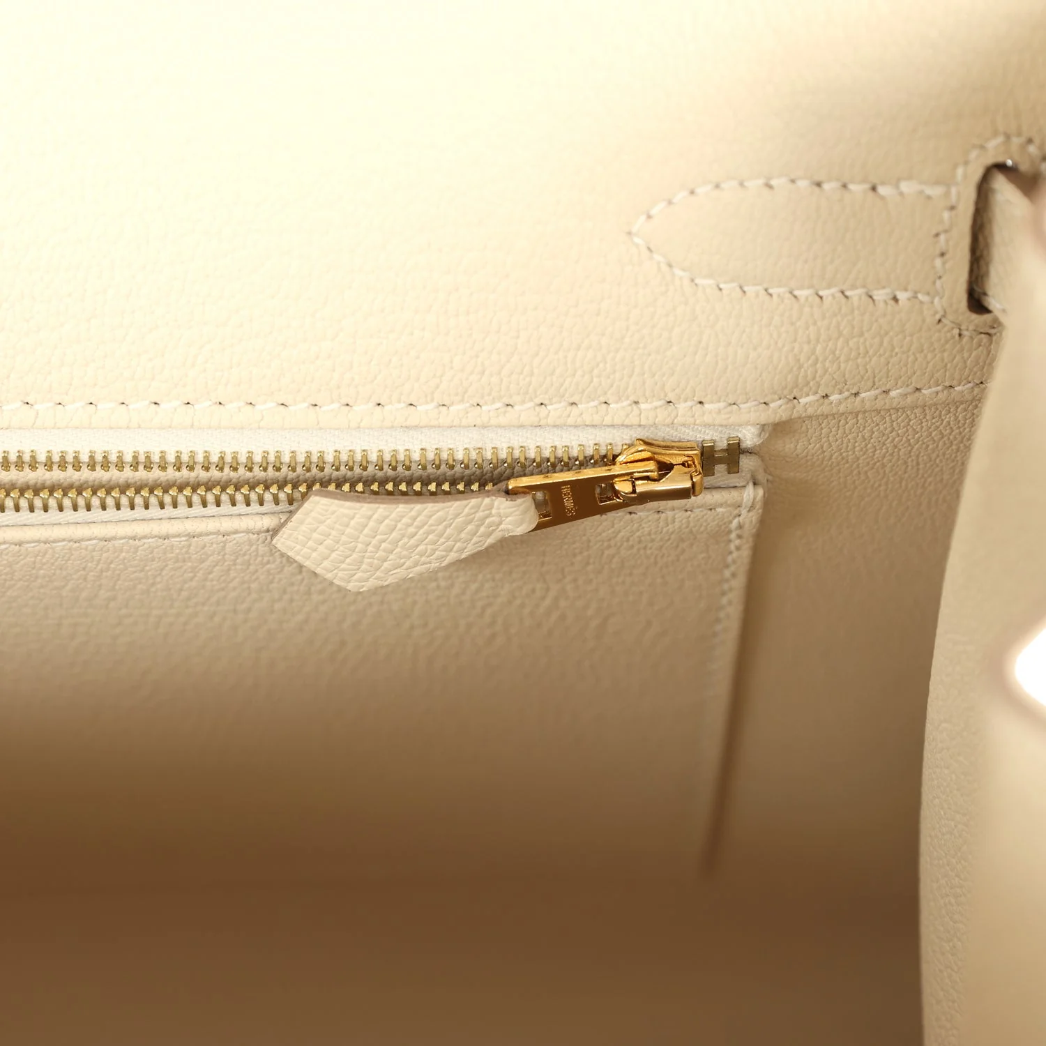 Hermes Birkin Sellier 30 Craie Epsom Gold Hardware