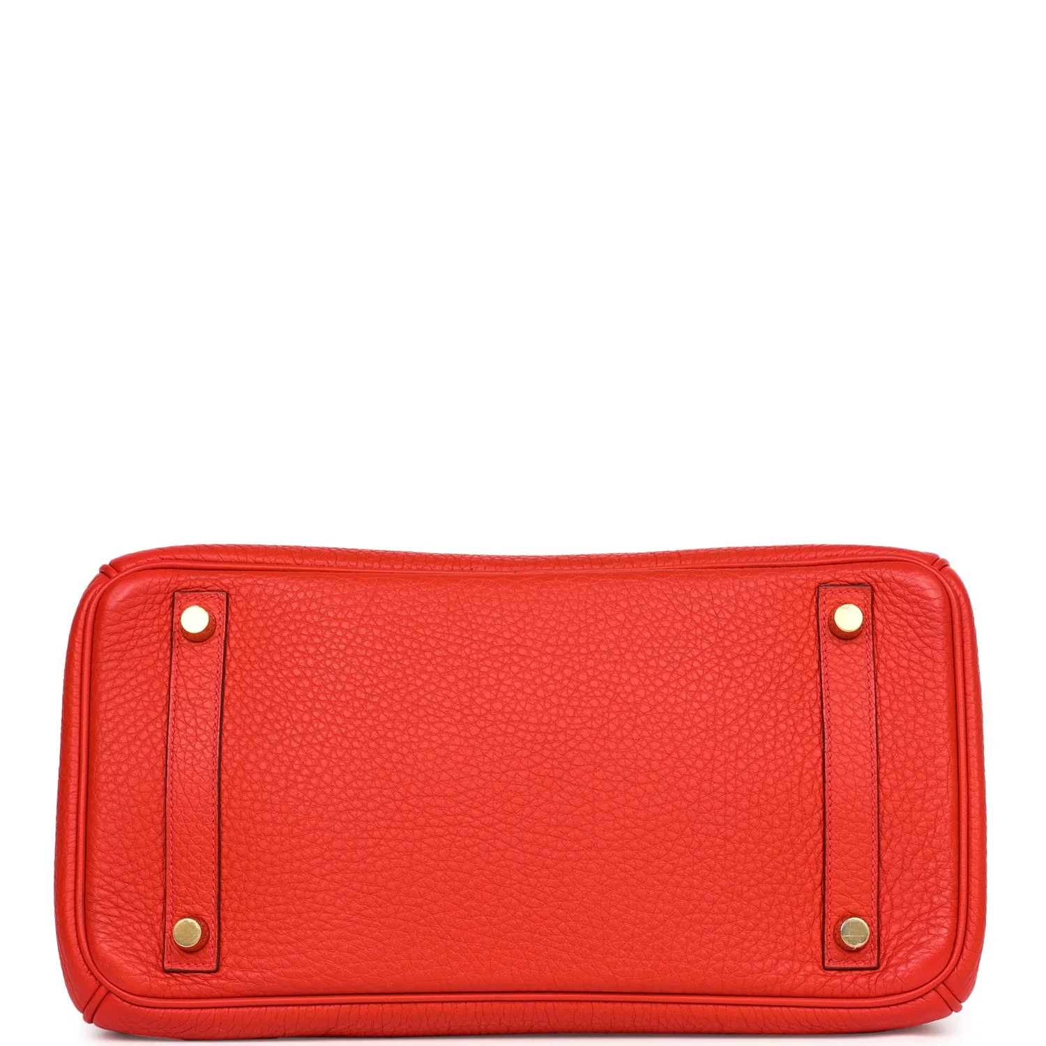 Pre-owned Hermes Birkin 30 Geranium Togo Gold Hardware