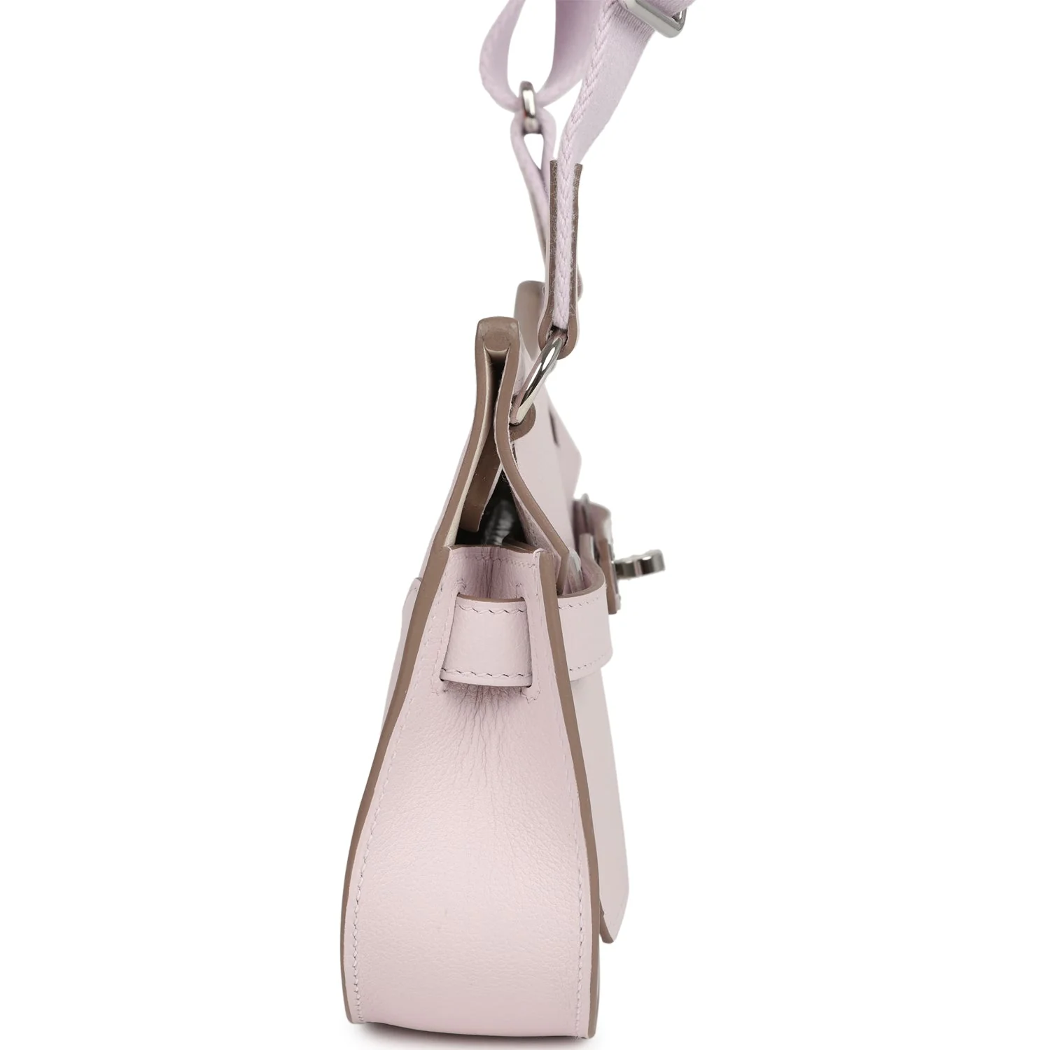 Hermes Jypsiere Mini Mauve Pale Verso Evercolor Palladium Hardware
