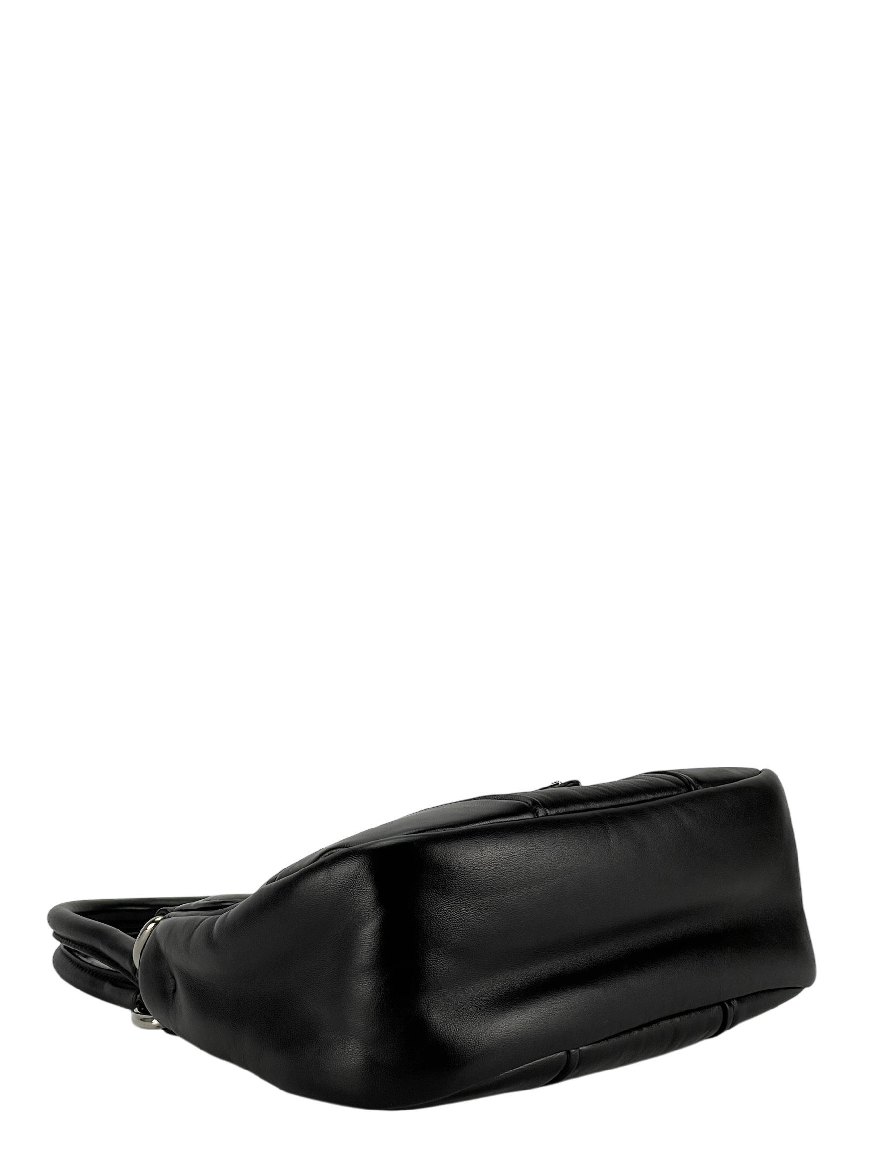 PRADA - Moon Padded Leather Nappa Handbag