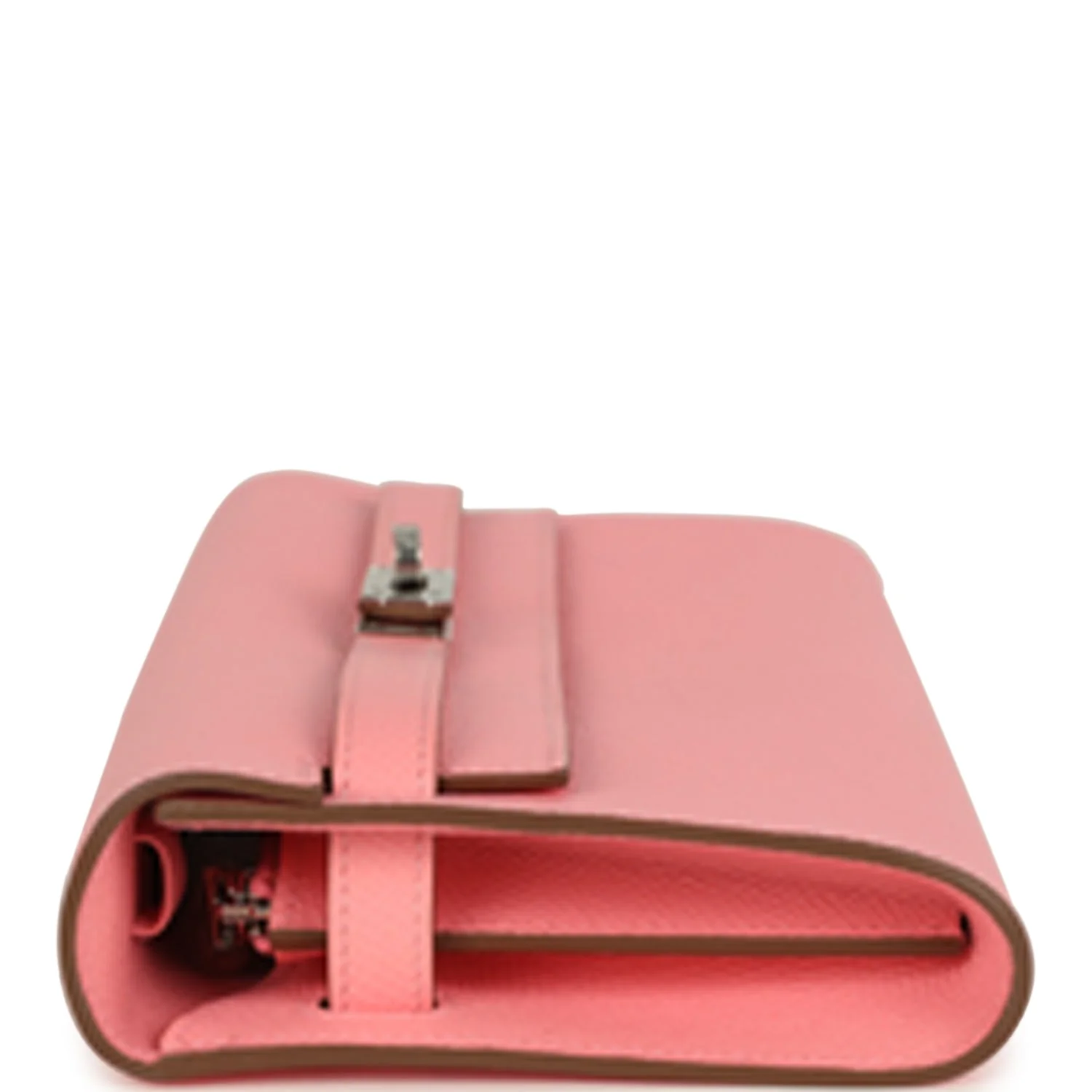 Hermes Kelly Wallet To Go Rose Confetti Epsom Palladium Hardware