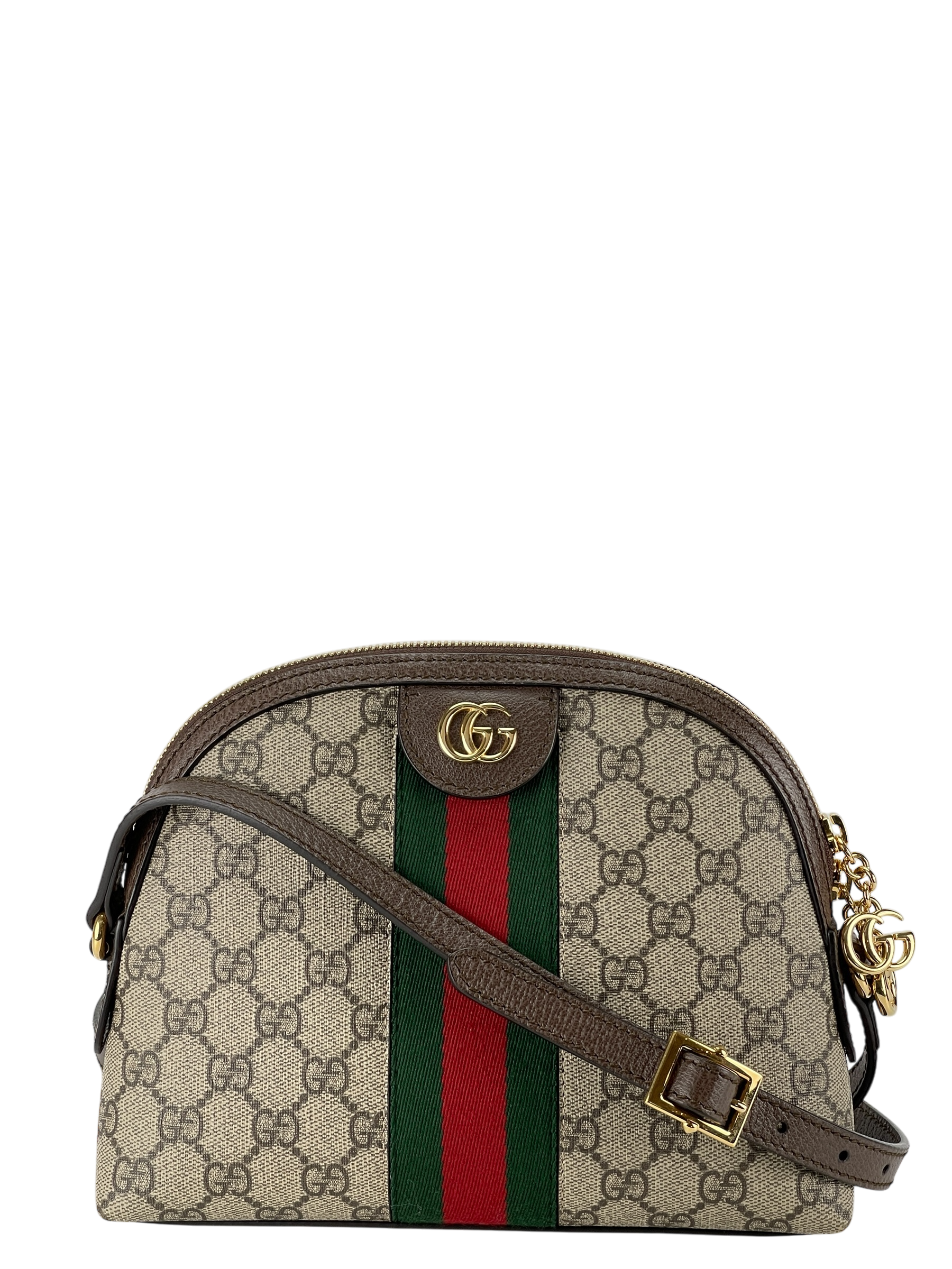 GUCCI - GG supreme Canvas Ophidia small shoulder bag