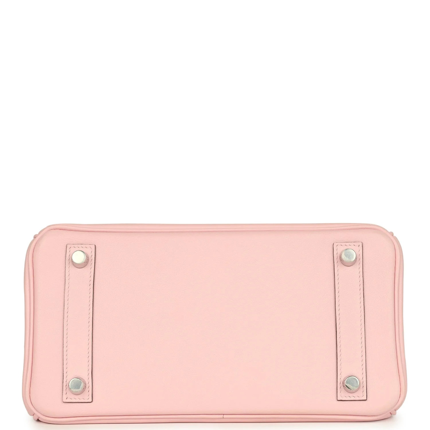 Pre-owned Hermes Birkin 25 Rose Sakura Swift Palladium Hardware