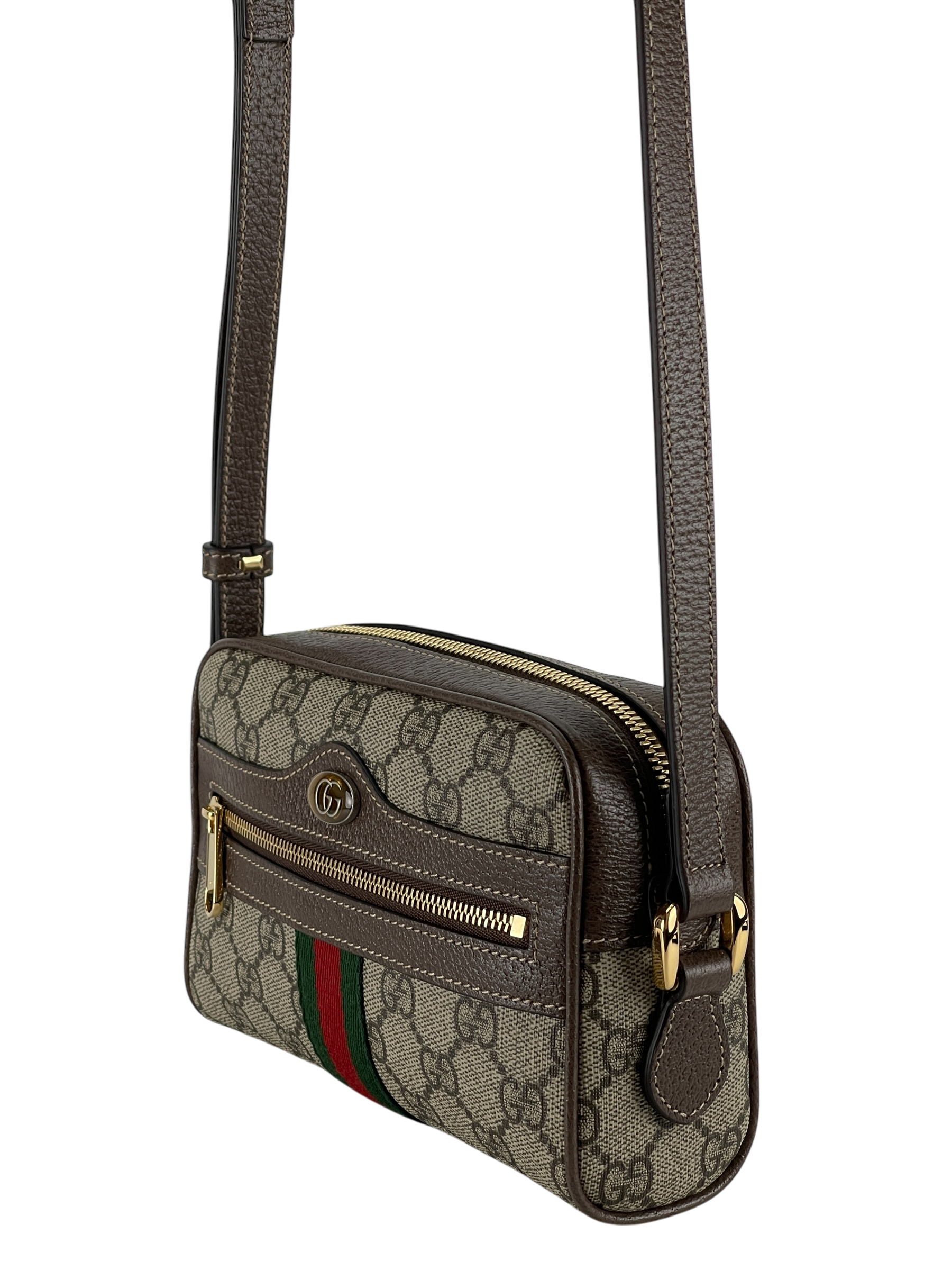 GUCCI -  GG Supreme Ophidia Mini Shoulder Bag