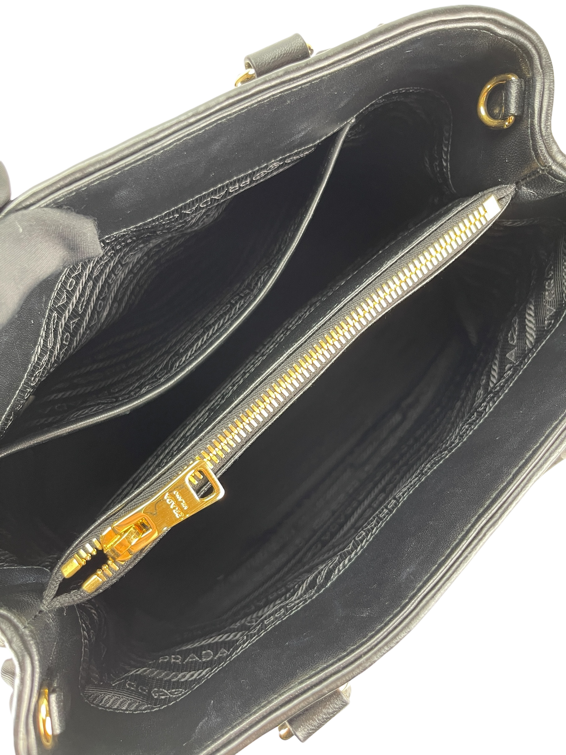 PRADA - Tessuto Nylon Gaufre Small Tote Black