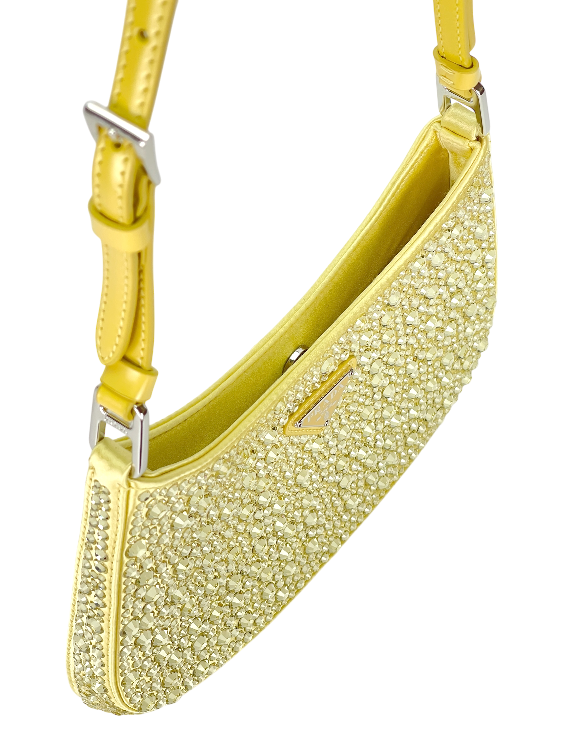 PRADA - Cleo Crystal-Embellished Shoulder Bag