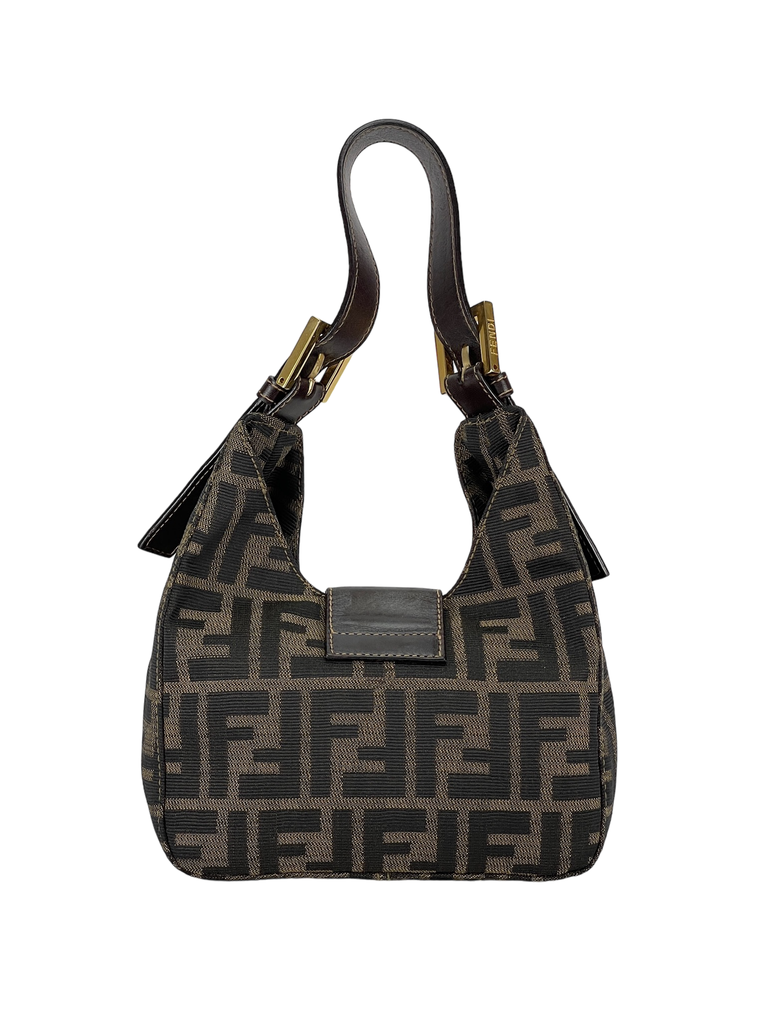 FENDI - Zucca Croissant Shoulder Bag