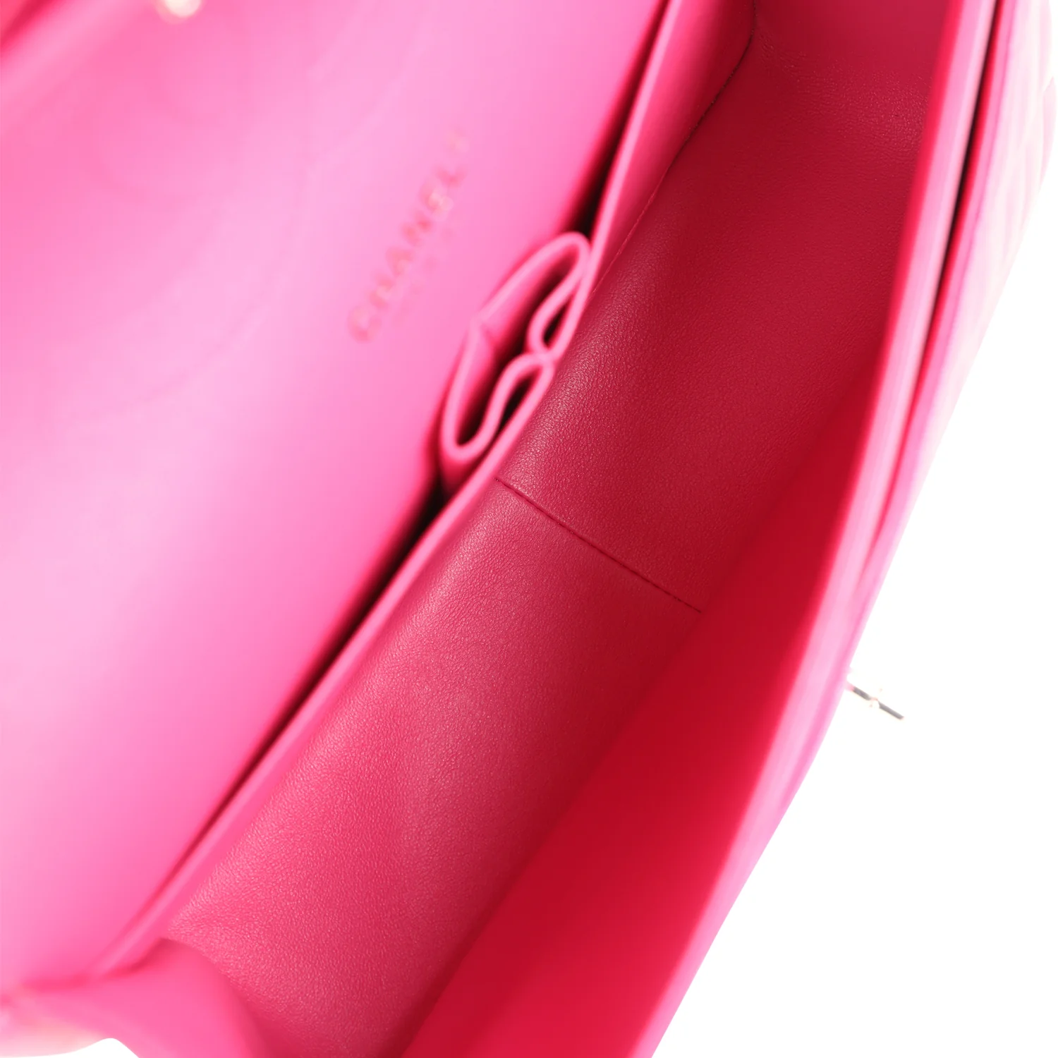 Pre-owned Chanel Jumbo Classic Double Flap Pink Lambskin Silver Hardware