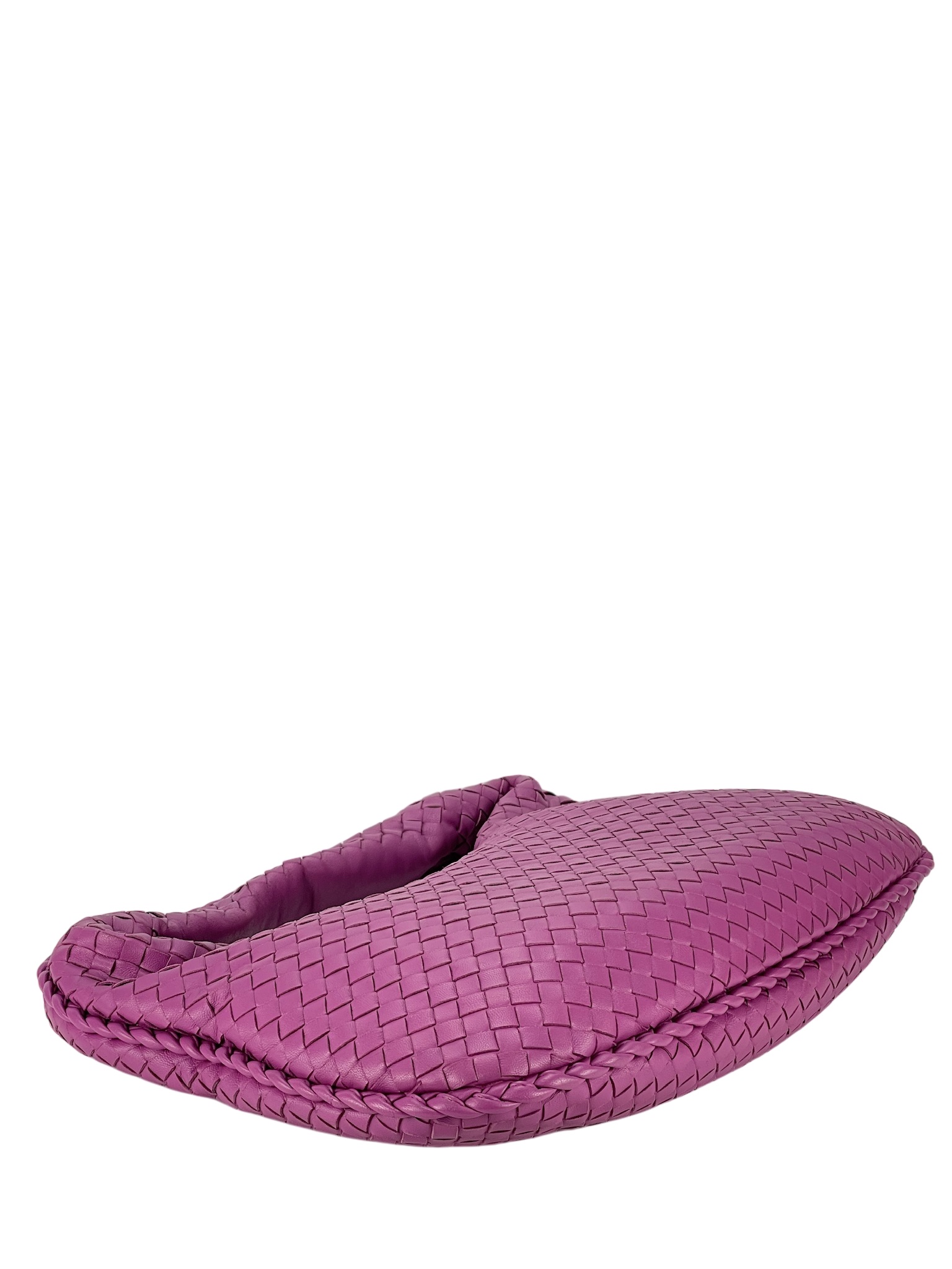 BOTTEGA VENETA - Intrecciato Hobo Bag Pink Calfskin