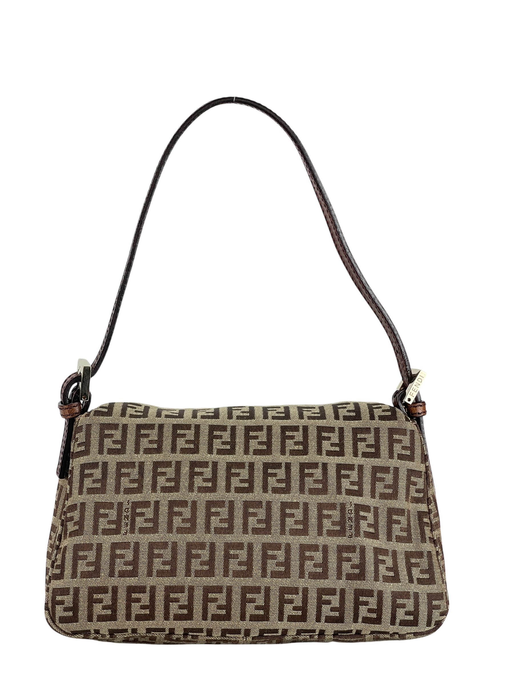 FENDI - Beige Zucchino Mamma Baguette Hand Bag