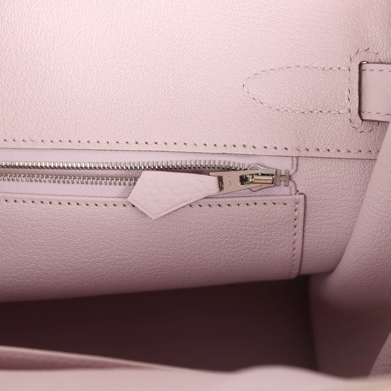 Hermes Birkin 30 Mauve Pale Clemence Palladium Hardware