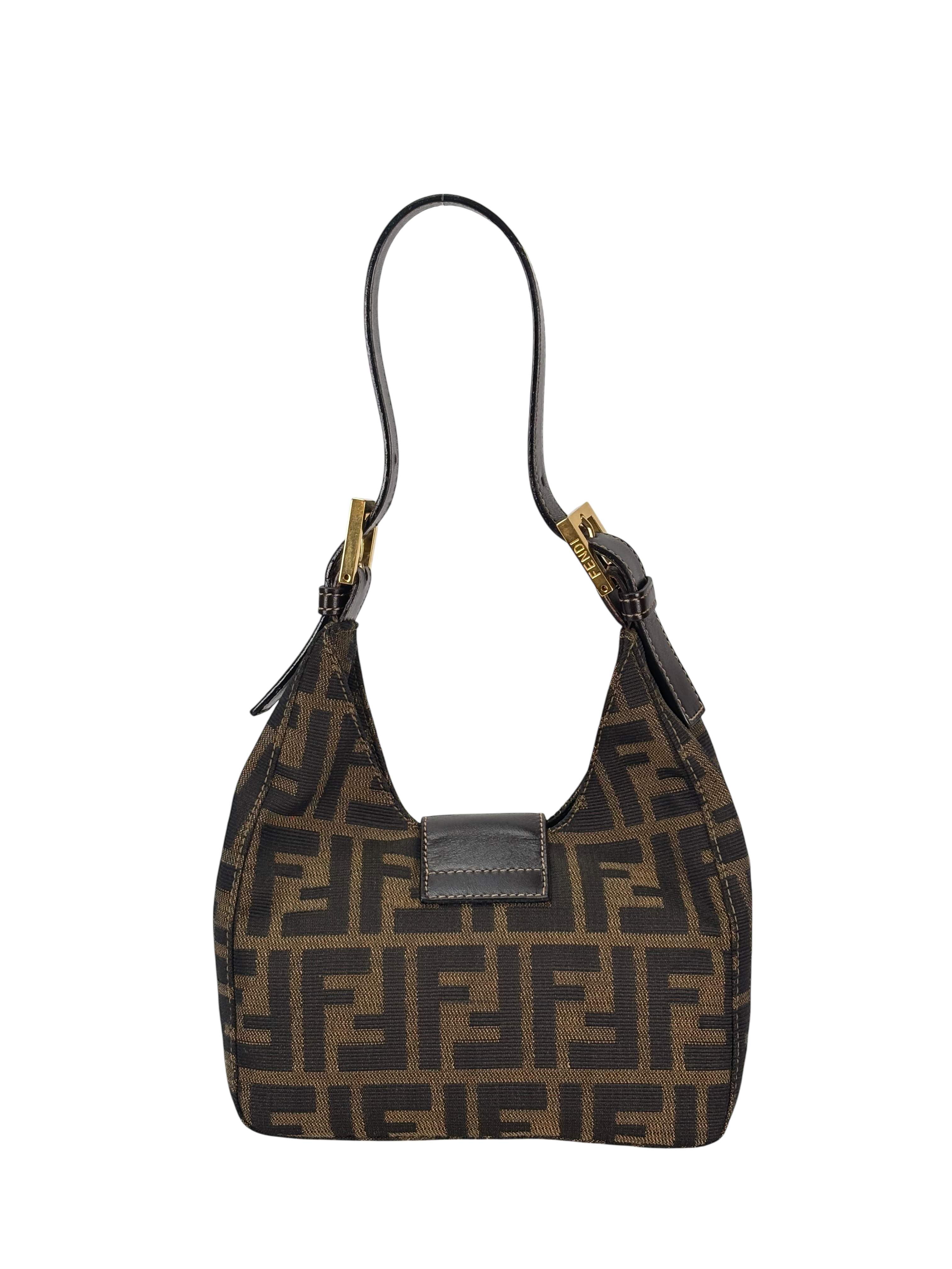 FENDI - Zucca Croissant Shoulder Bag