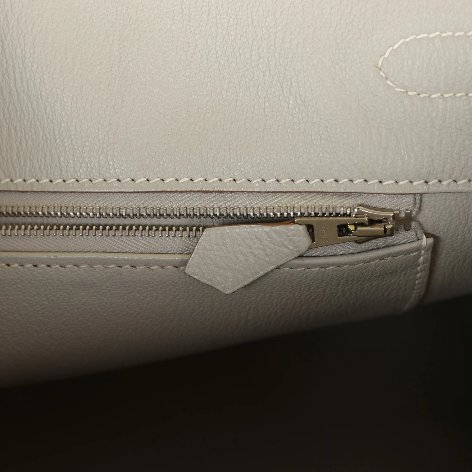 Pre-owned Hermes Birkin 35 Lime Candy Epsom Palladium Hardware