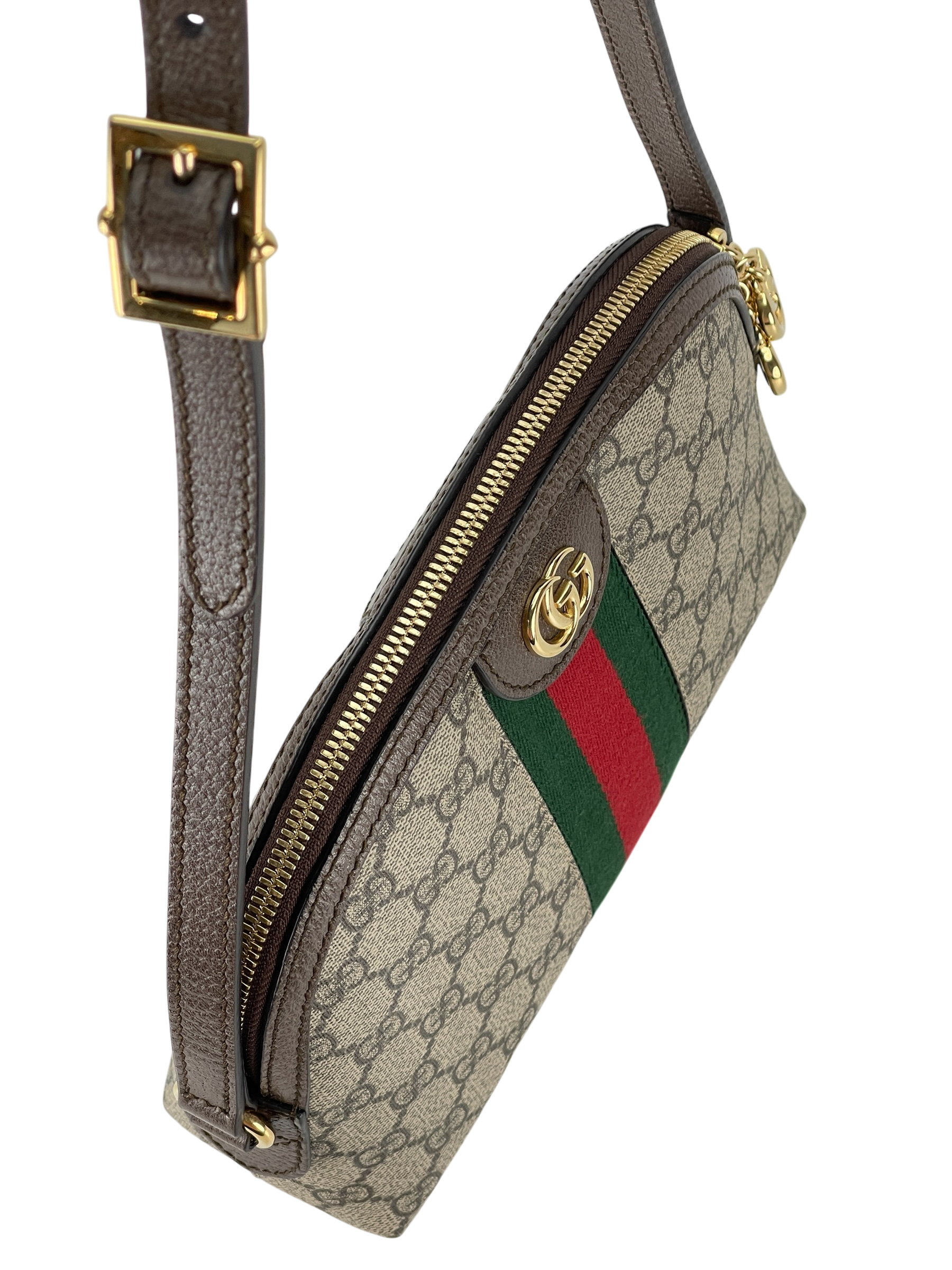 GUCCI - GG supreme Canvas Ophidia small shoulder bag