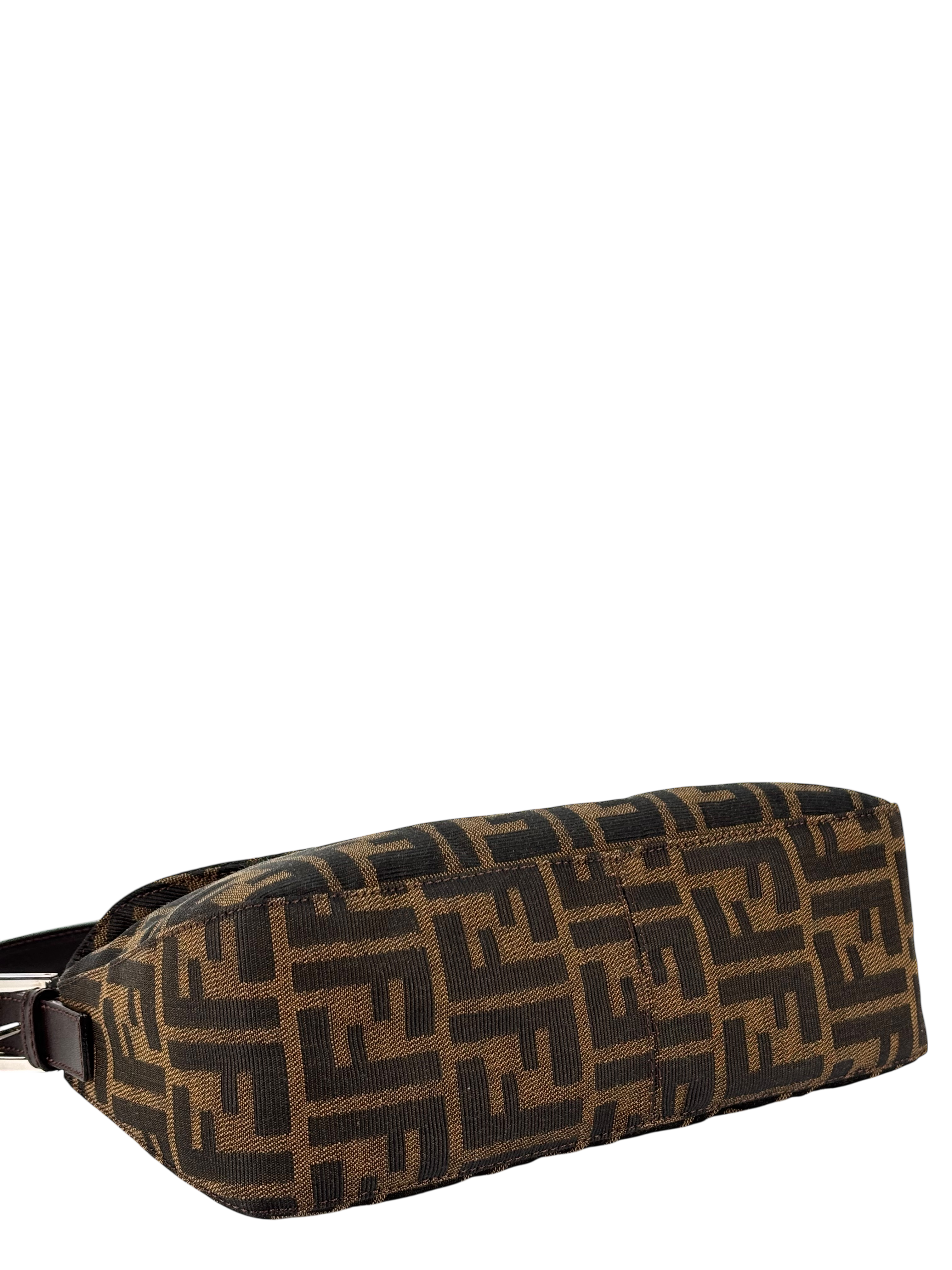 FENDI - Zucca Canvas Mamma Baguette Shoulder Bag