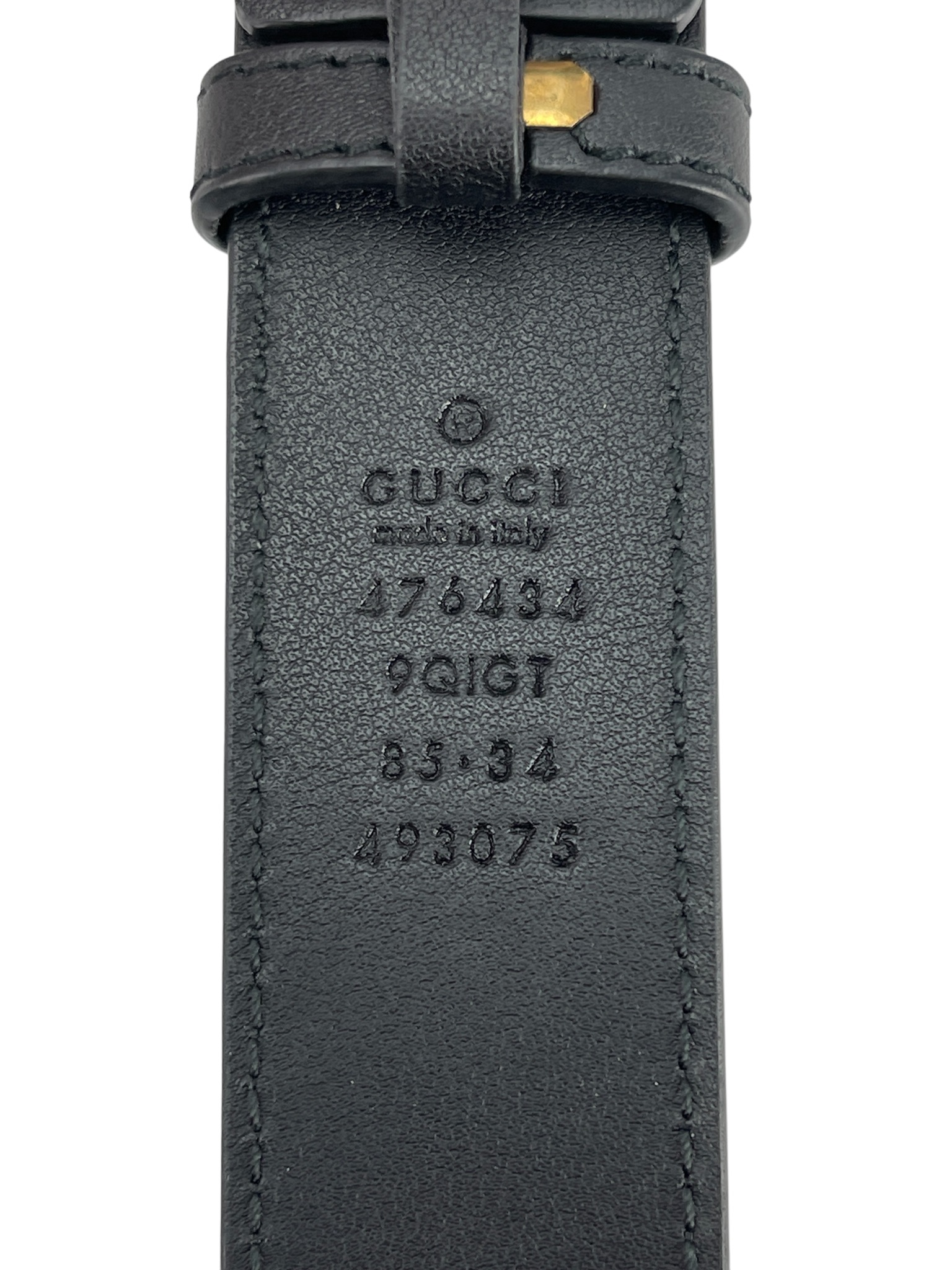 GUCCI - Black Quilted Velvet GG Marmont Crystal Stars Belt Bag