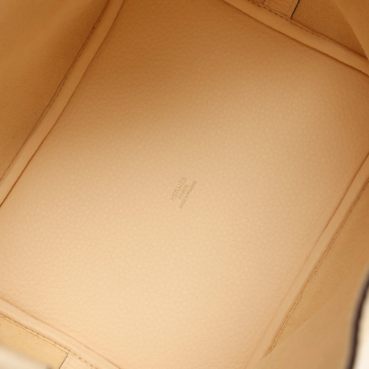 Pre-owned Hermes Picotin Lock 22 Nata Clemence Gold Hardware