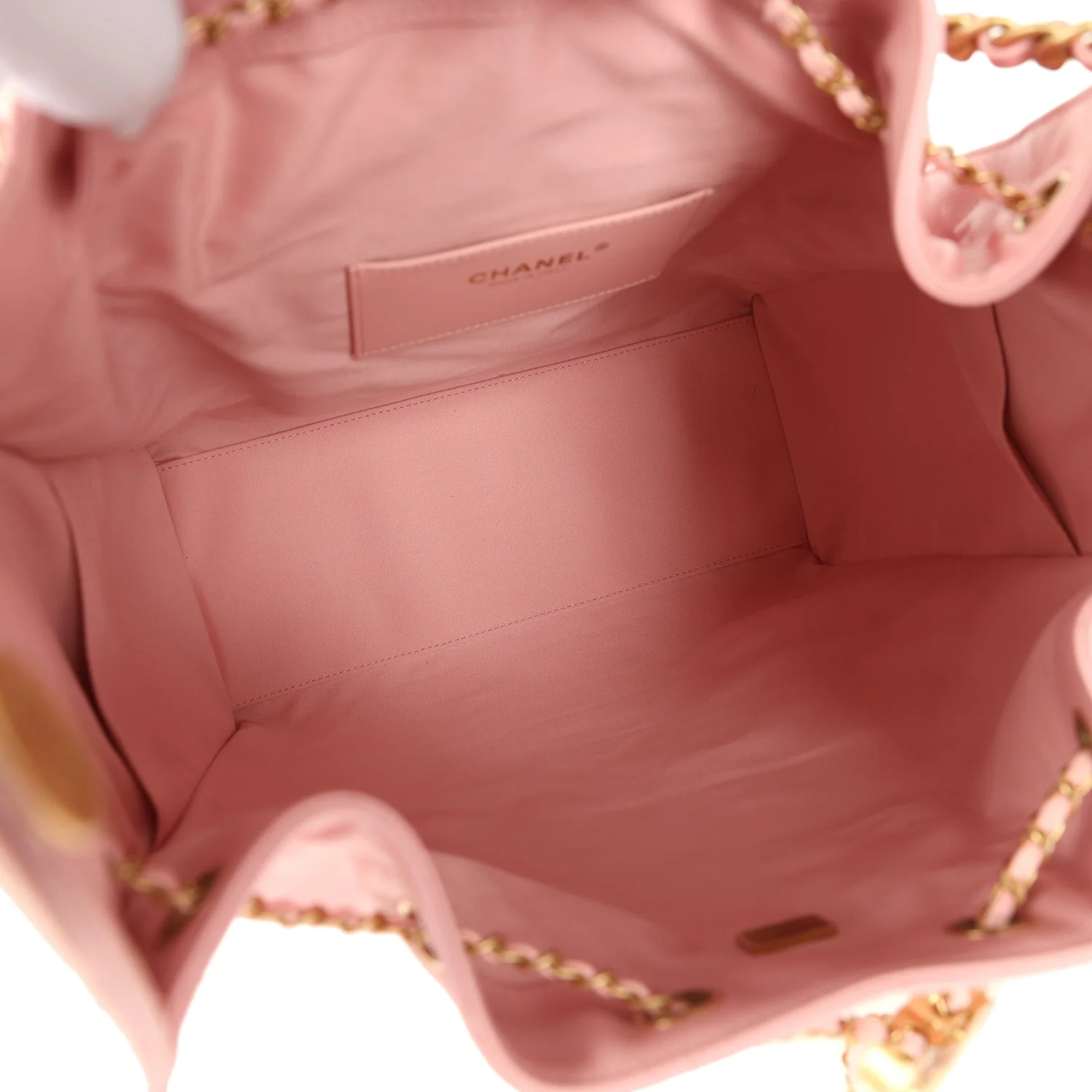 Chanel Medium 25 Hobo Bag Light Pink Caviar Antique Gold Hardware