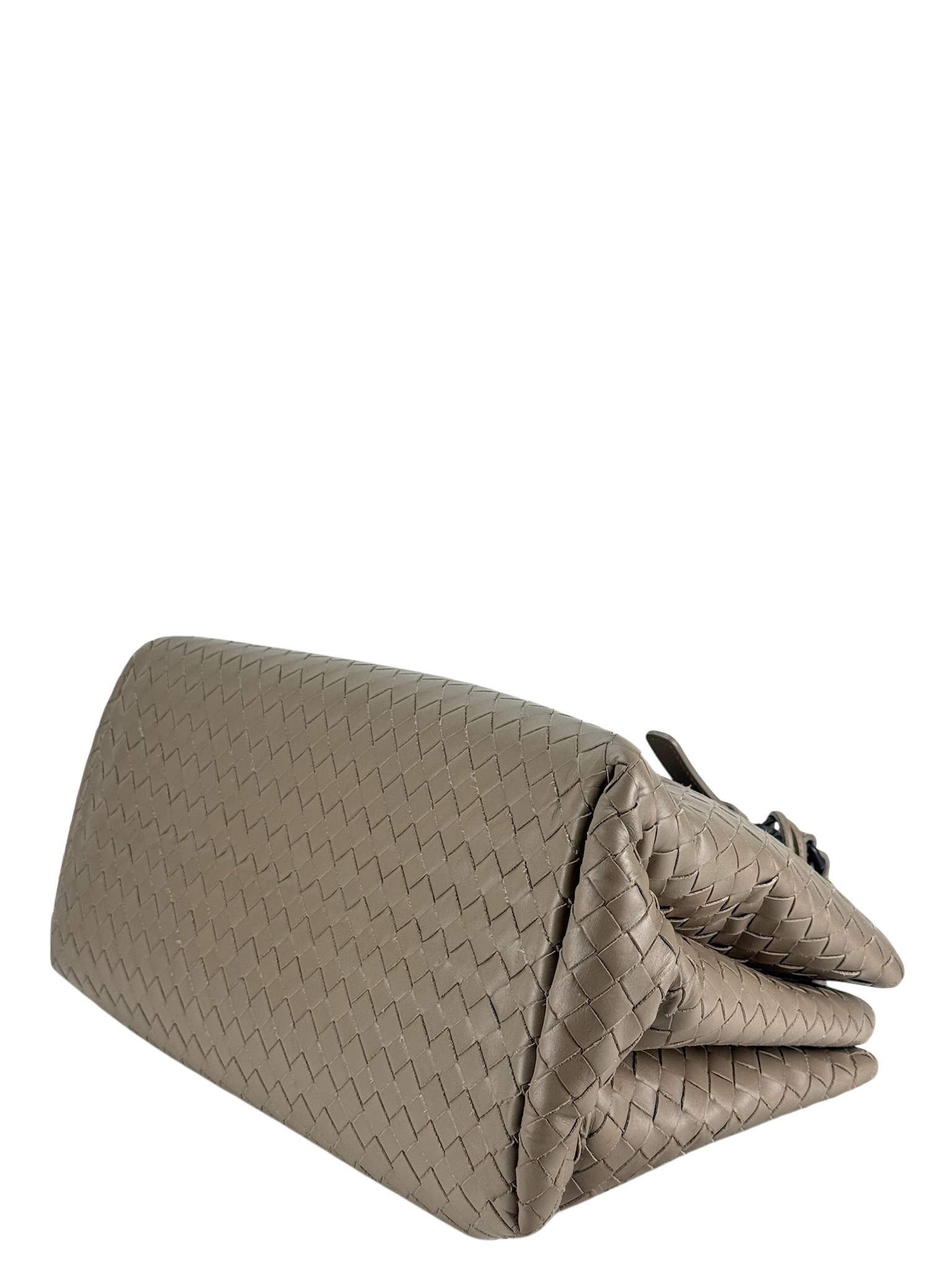 BOTTEGA VENETA - Grey Light Calf Veneta Bag