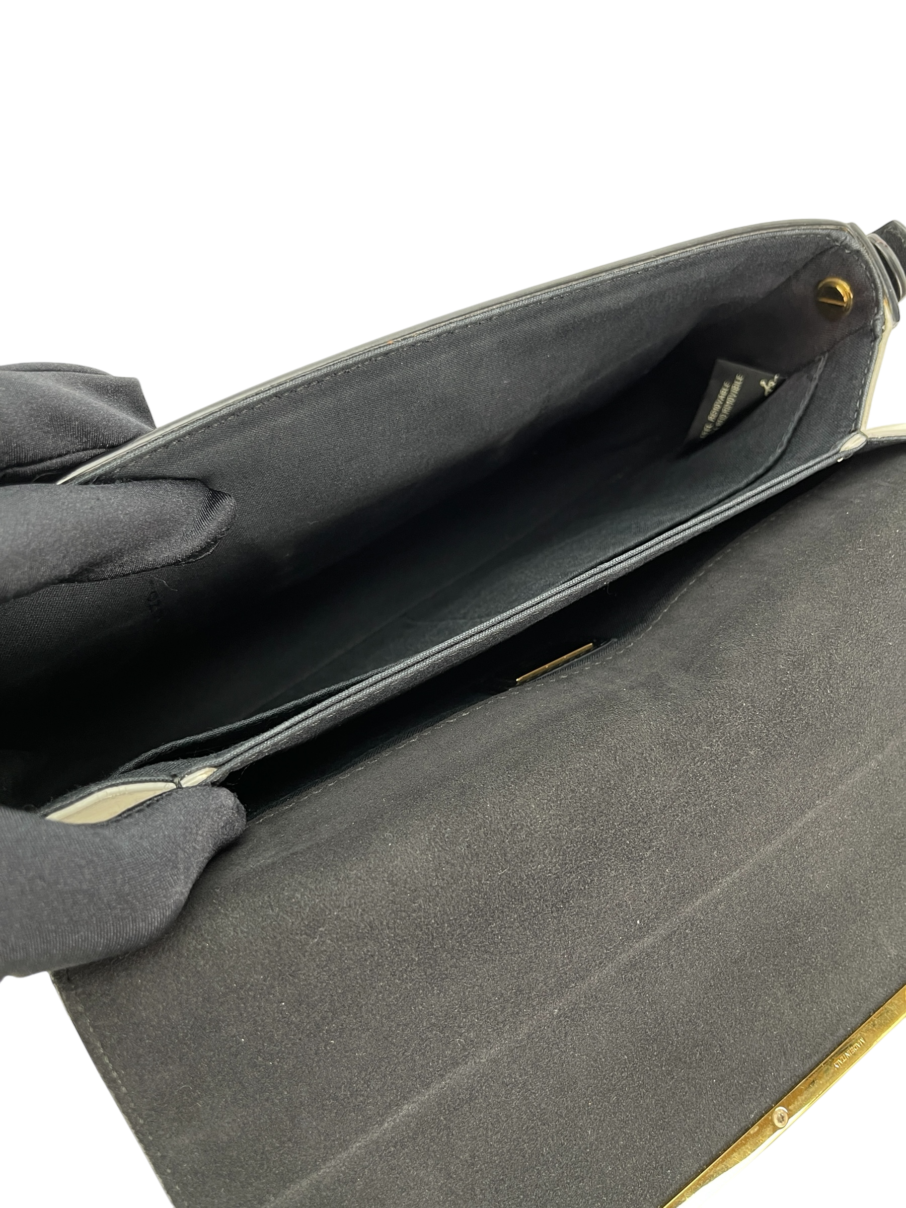 FENDI - Black Bi-color 3baguette Shoulder Bag