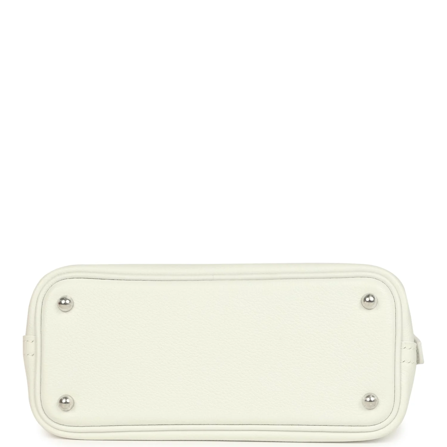 Hermes 1923 Bolide Mini New White Evercolor Palladium Hardware