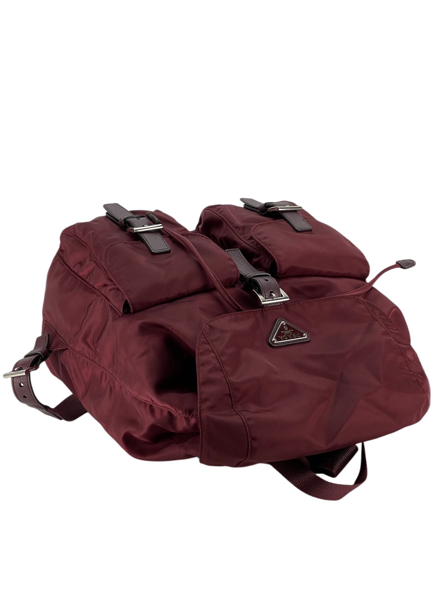 PRADA - Red Re-Nylon Backbag Medium