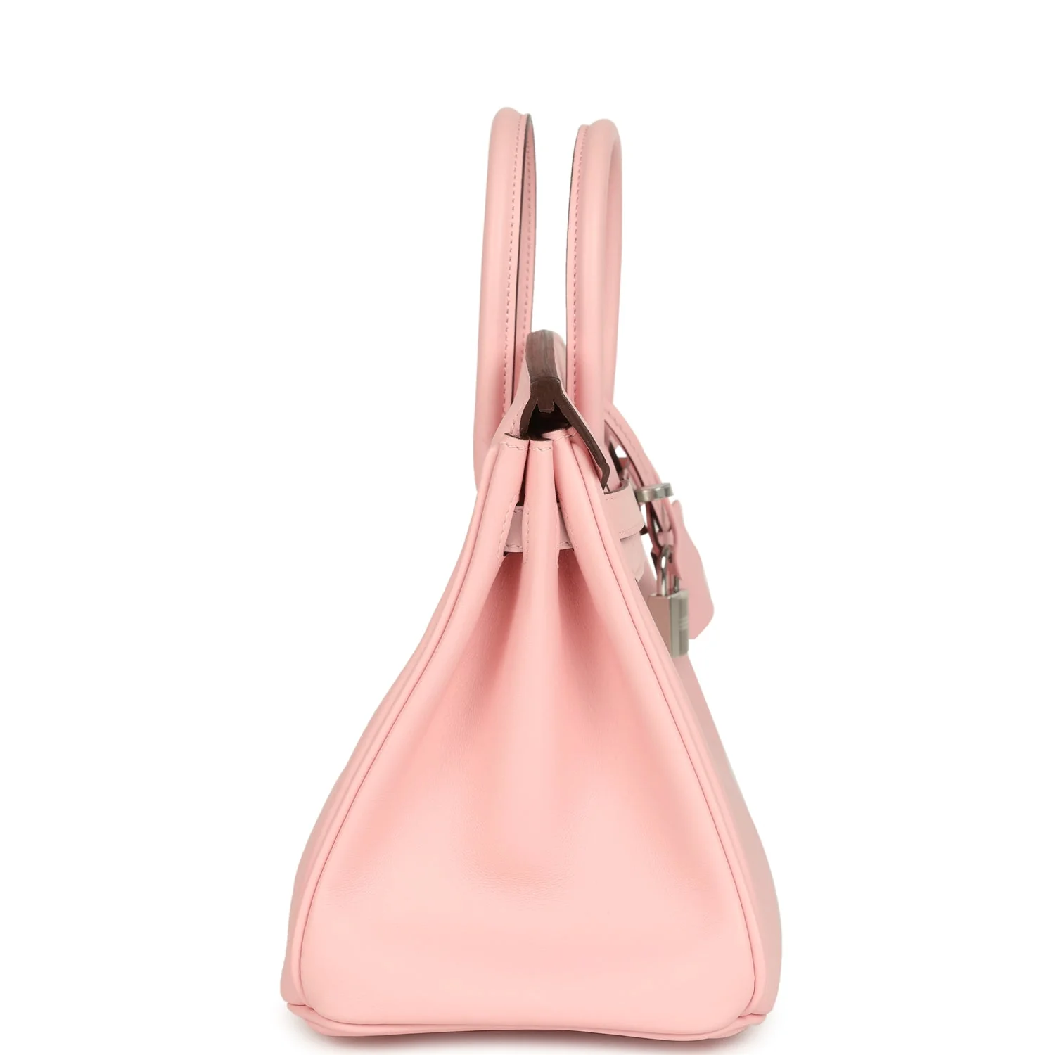 Pre-owned Hermes Birkin 25 Rose Sakura Jonathan Palladium Hardware