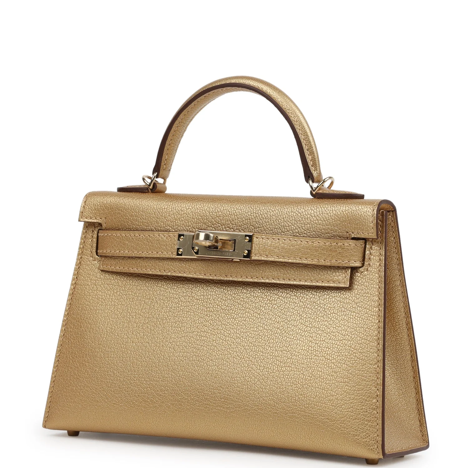 Hermes Kelly Sellier 20 Dore Chevre Chamkilight Permabrass Hardware