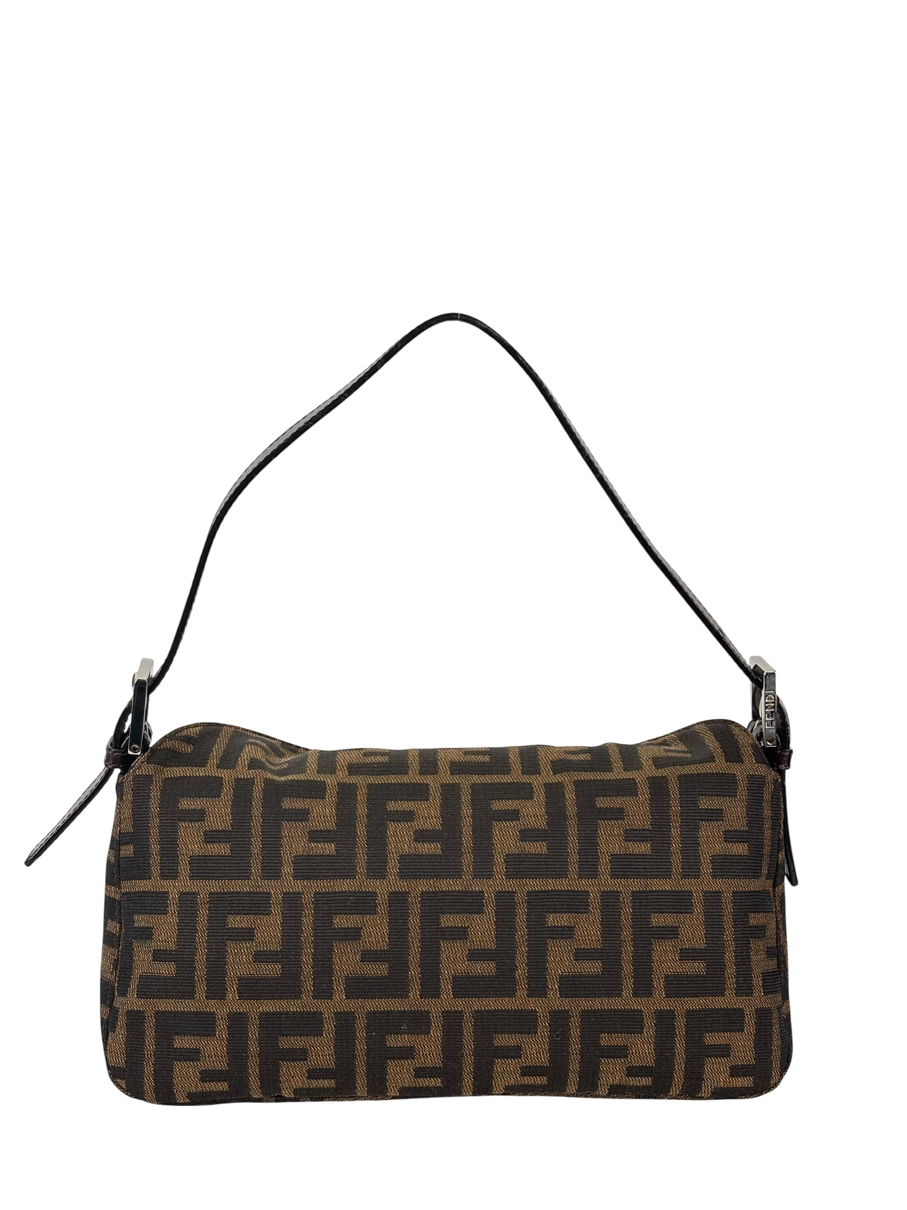 FENDI - Zucca Canvas Baguette Shoulder Bag