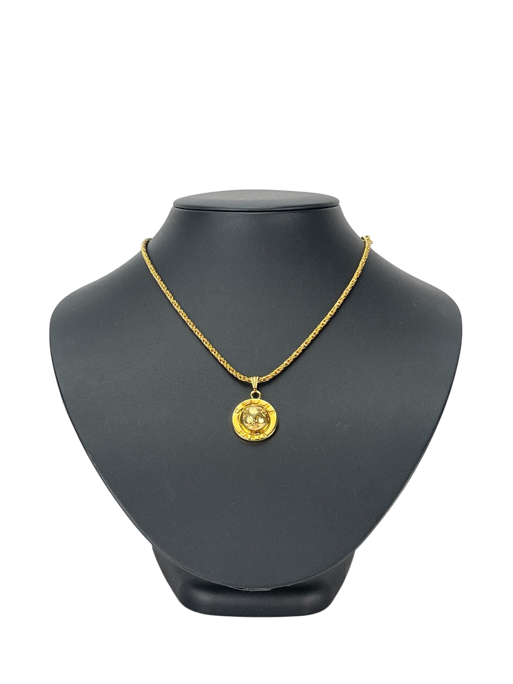 CELINE - Gold Star Logo Accessory Necklace