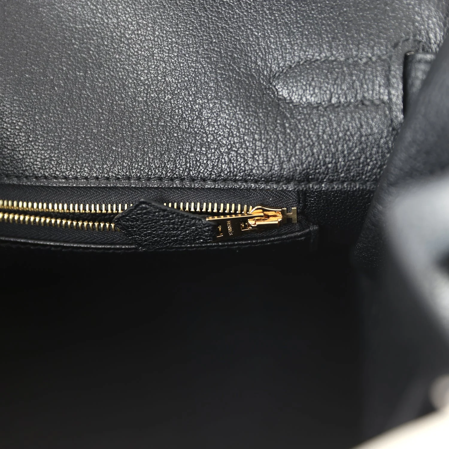 Hermes Special Order (HSS) Birkin 35 White and Black Clemence Brushed Gold Hardware