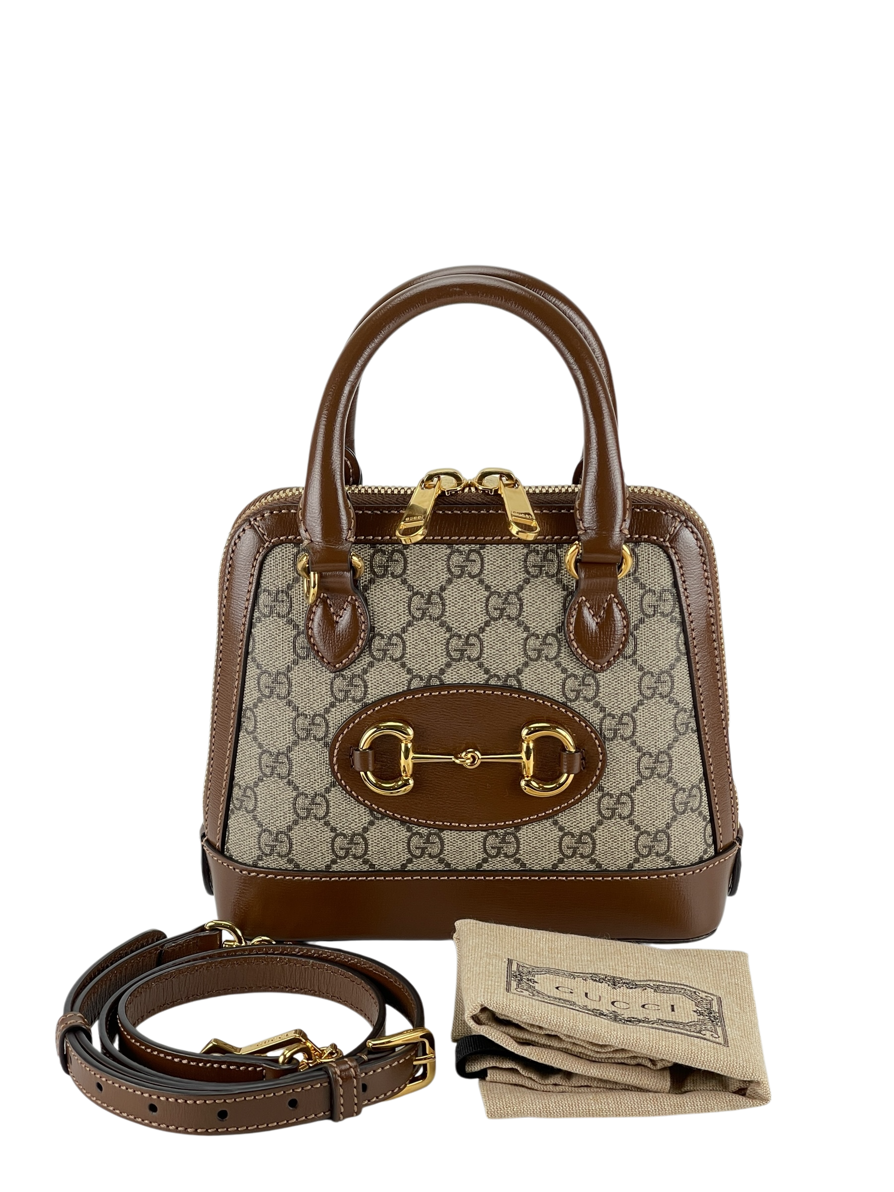 GUCCI - Mini Horsebit 1955 Top-handle Bag