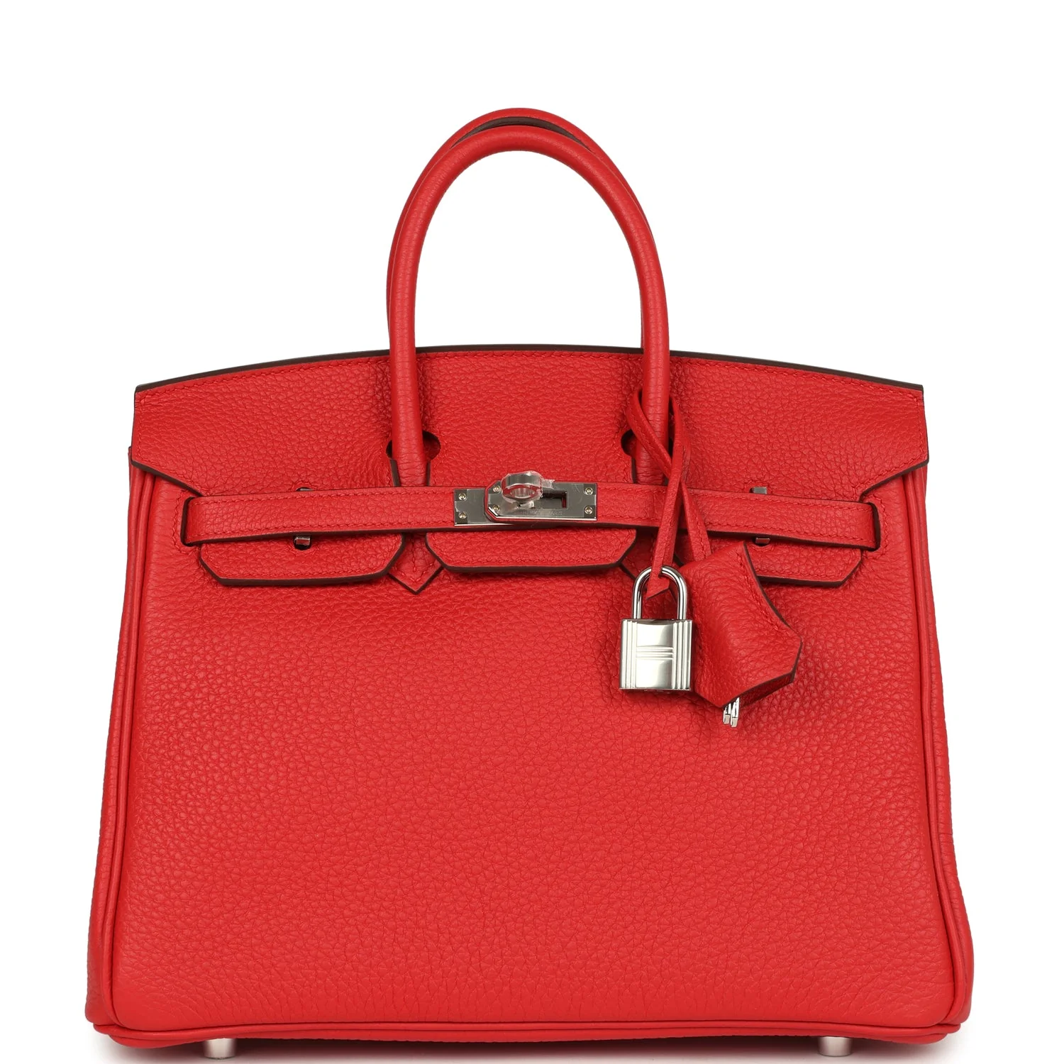 Hermes Birkin 25 Rouge Radieux Togo Palladium Hardware