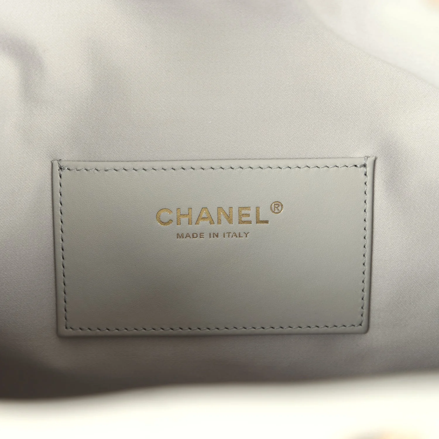 Chanel Medium 25 Hobo Bag Light Grey Caviar Antique Gold Hardware